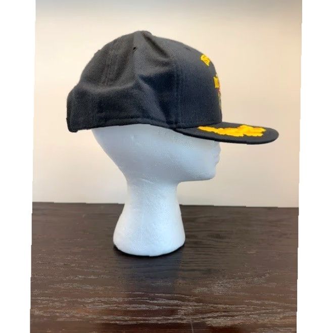 New Era VINTAGE New Era USS Shoup DDG 86 Hat Mens Snapback Navy Ship Military Cap Gold Size ONE SIZE - 3 Thumbnail