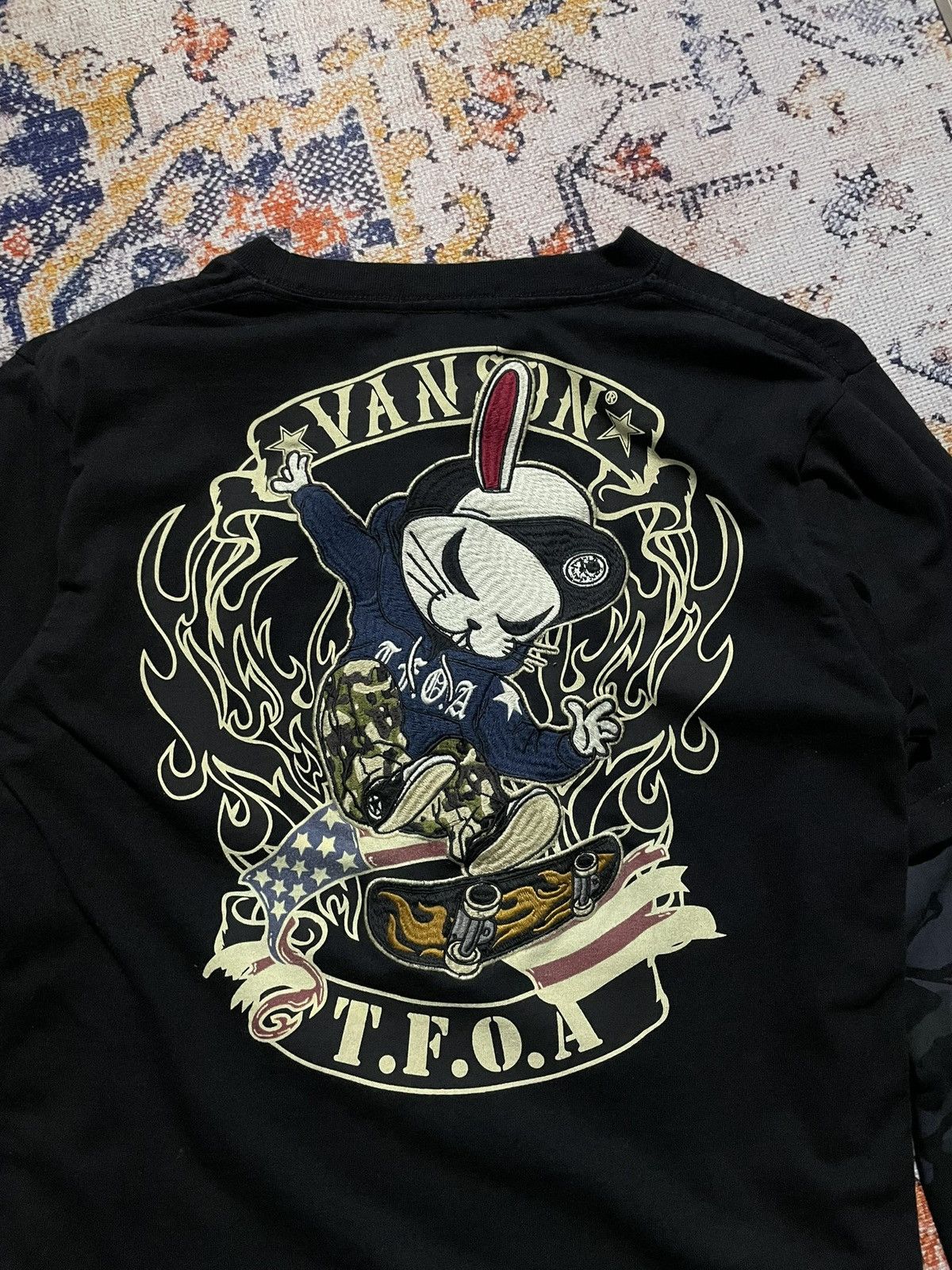 Vanson Leathers Long Sleeve Vanson Leathers X TFOA Dead Rabbit • SSOOLLDD Size US S / EU 44-46 / 1 - 2 Thumbnail