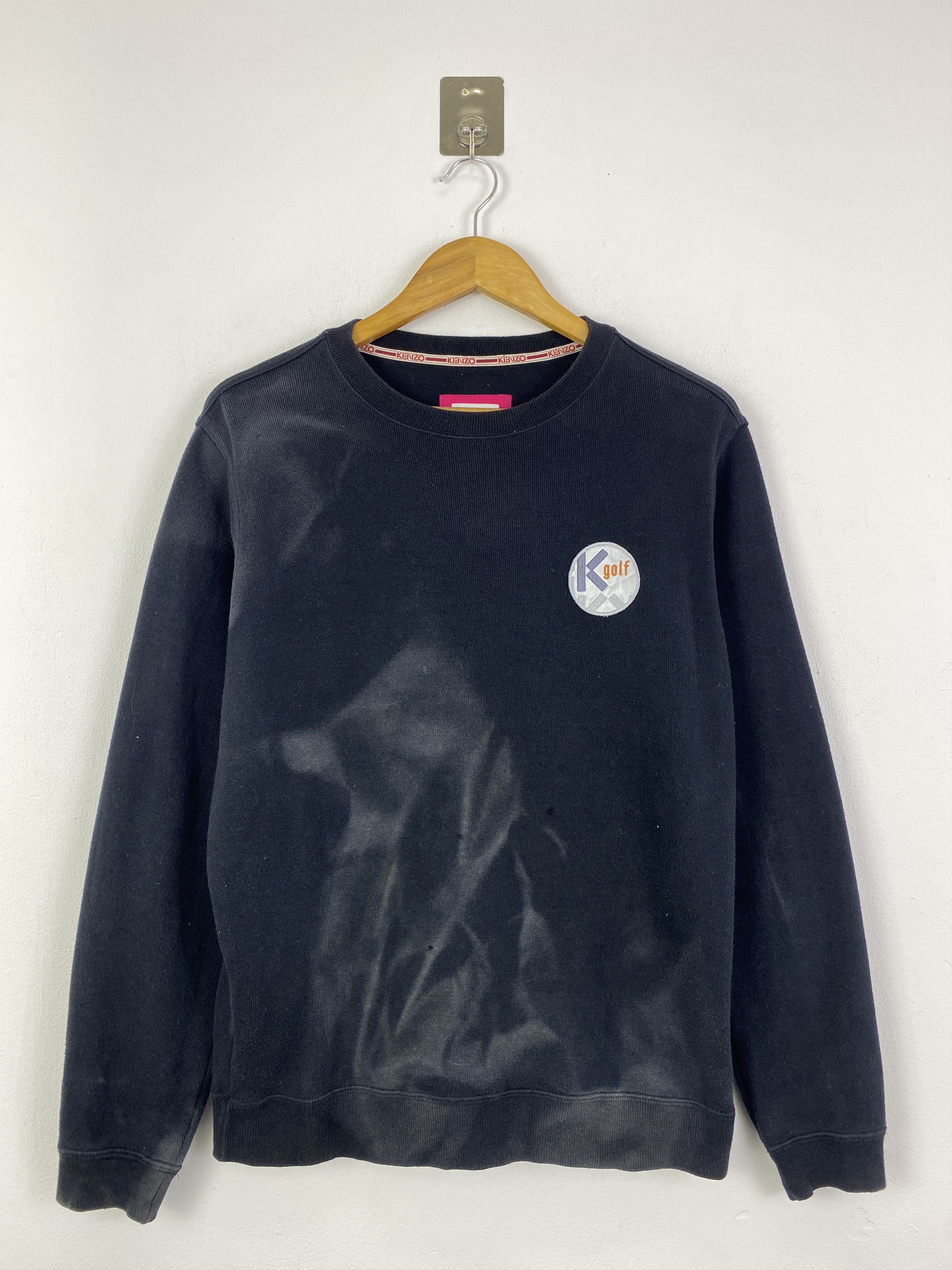 Kenzo Vintage Kenzo Faded Pullover Sweatshirt SH0125 Size US L / EU 52-54 / 3 - 1 Thumbnail