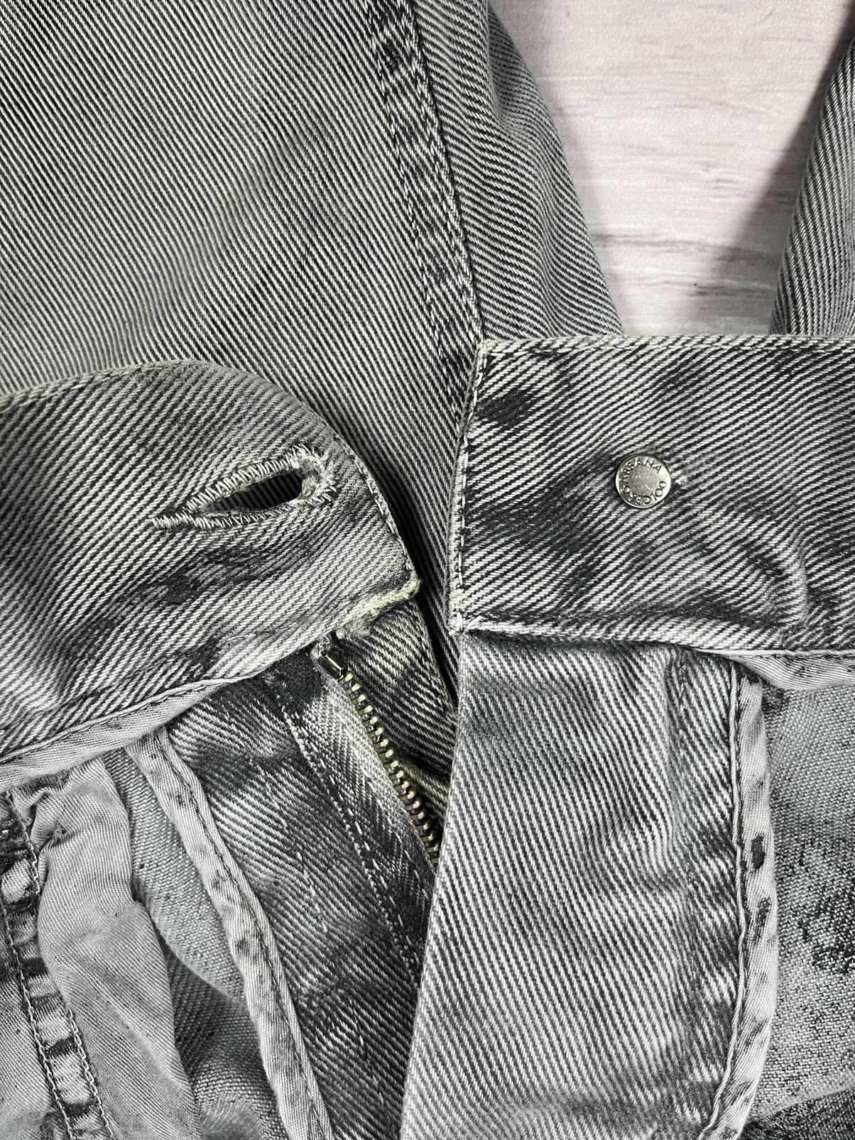 Dolce & Gabbana Dolce Gabbana Vintage Avante Garde Painted Denim Pants Size US 32 / EU 48 - 13 Thumbnail