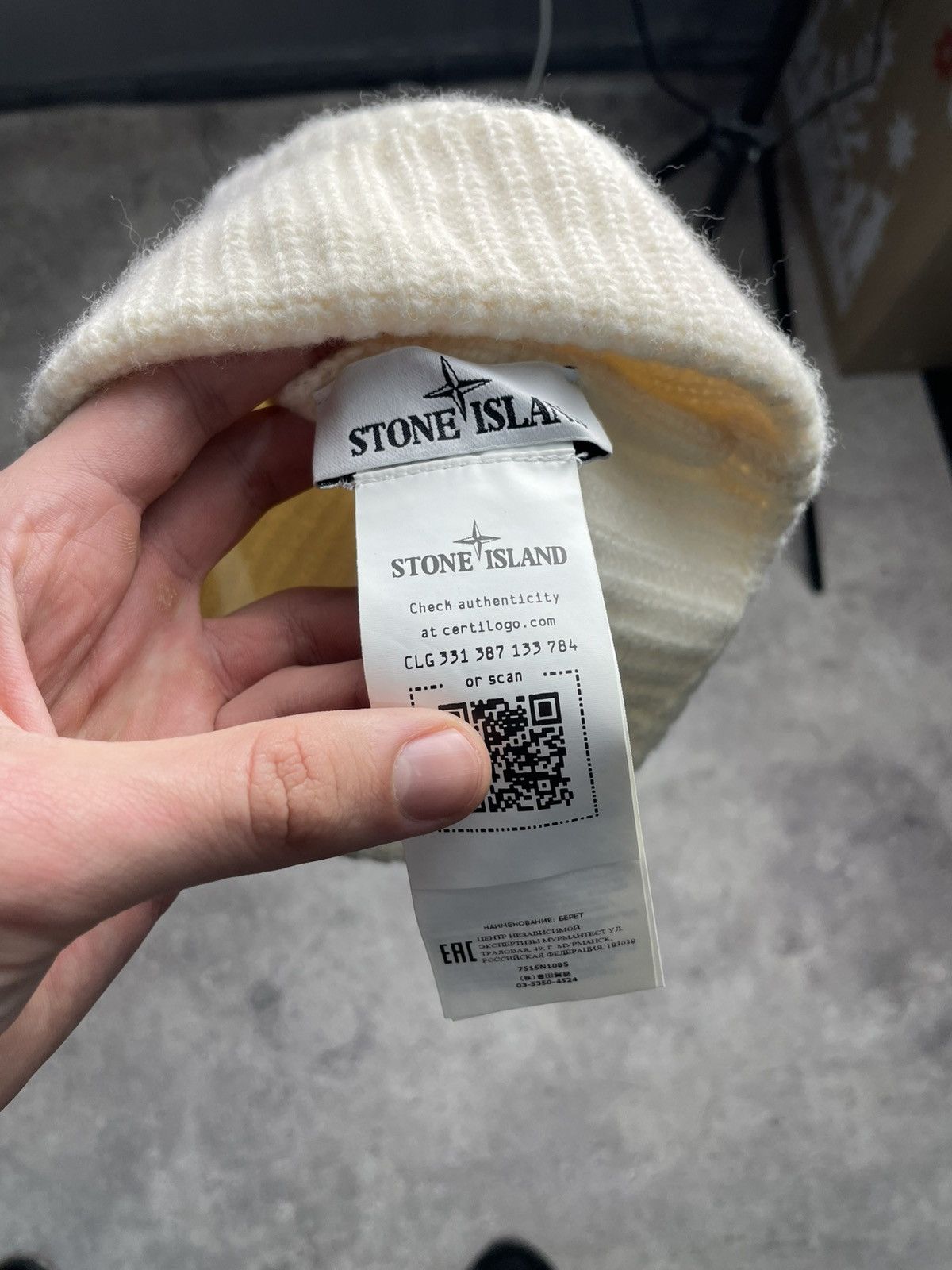 Stone Island Stone Island Hat Beanie Wool Size ONE SIZE - 4 Thumbnail
