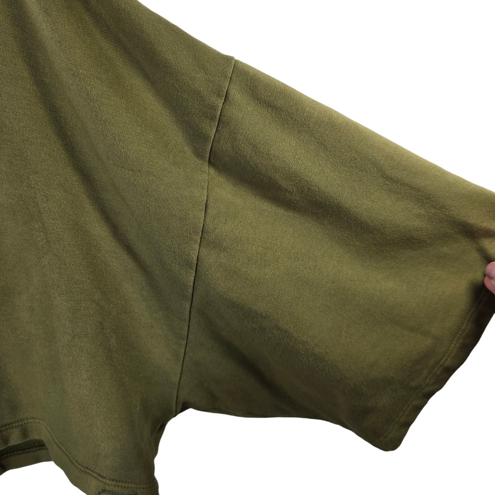 Fenty Fenty Puma by Rihanna Olive Green Crop Sweatshirt Sz Medium Size M / US 6-8 / IT 42-44 - 6 Thumbnail