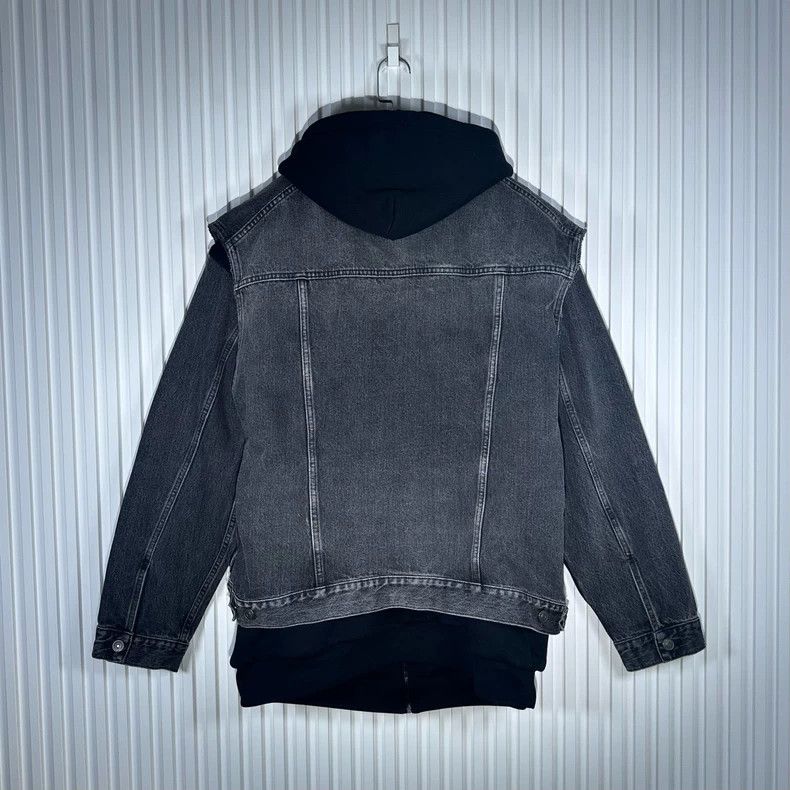 Balenciaga Balenciaga Two-in-one denim vest zipper hoodie Size US S / EU 44-46 / 1 - 4 Thumbnail