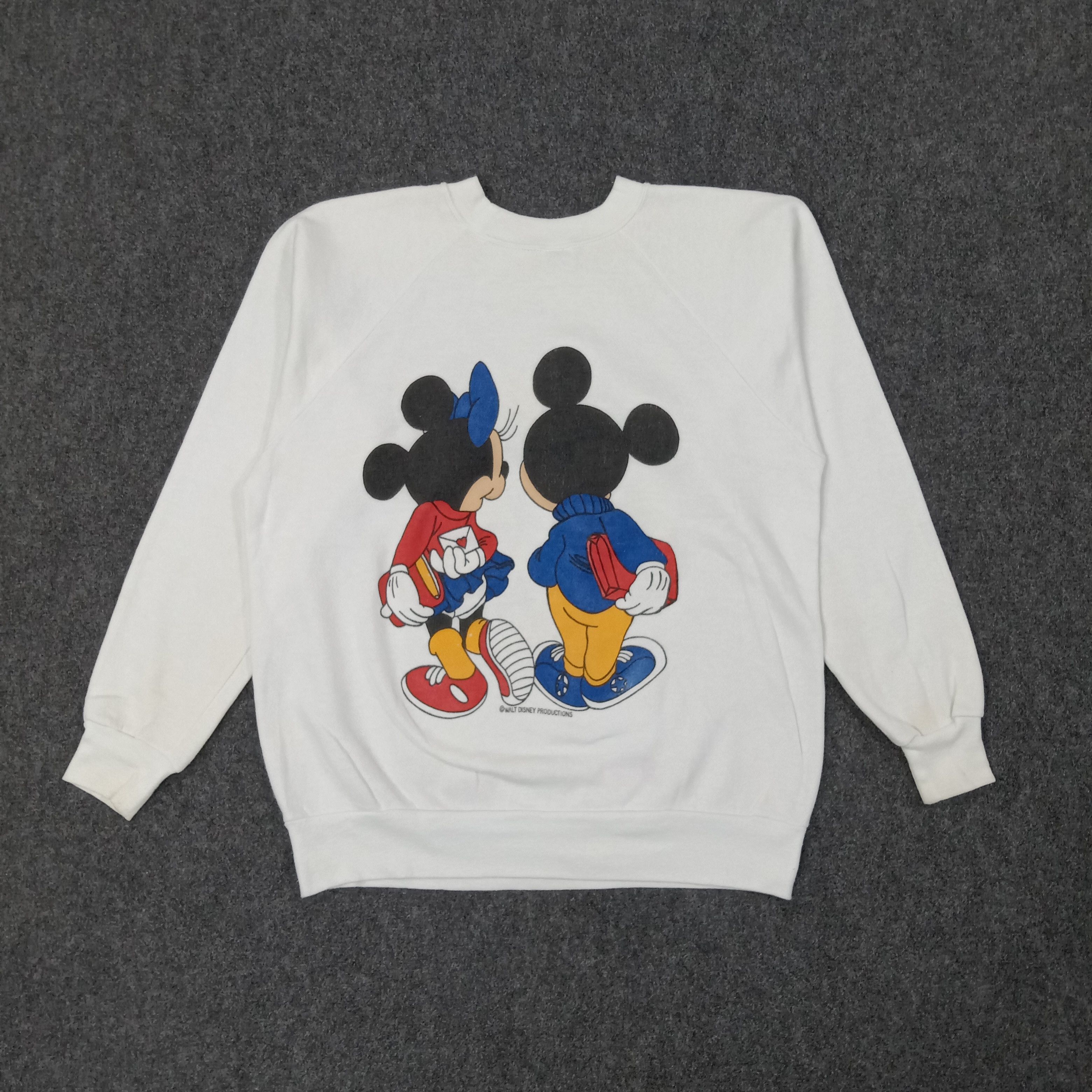 Mickey Mouse Vintage 90's Mickey Mouse American Cartoon Sweatshirt Size US M / EU 48-50 / 2 - 5 Thumbnail