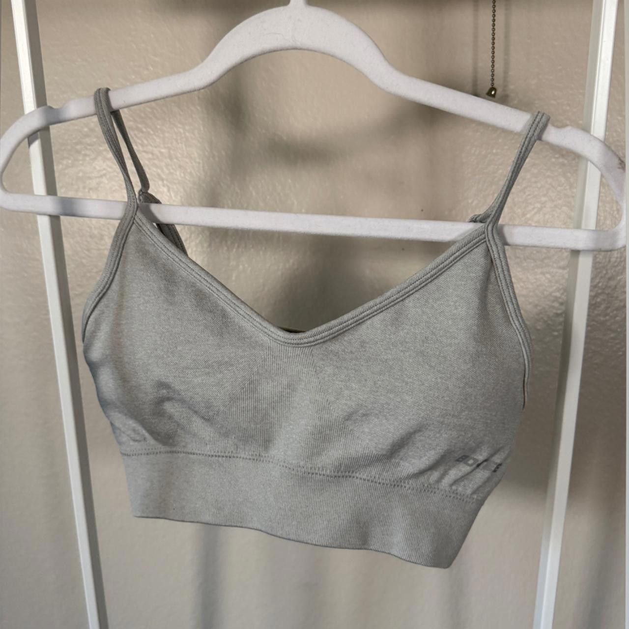 Designer grey sports bra🩶 Size ONE SIZE - 1 Thumbnail