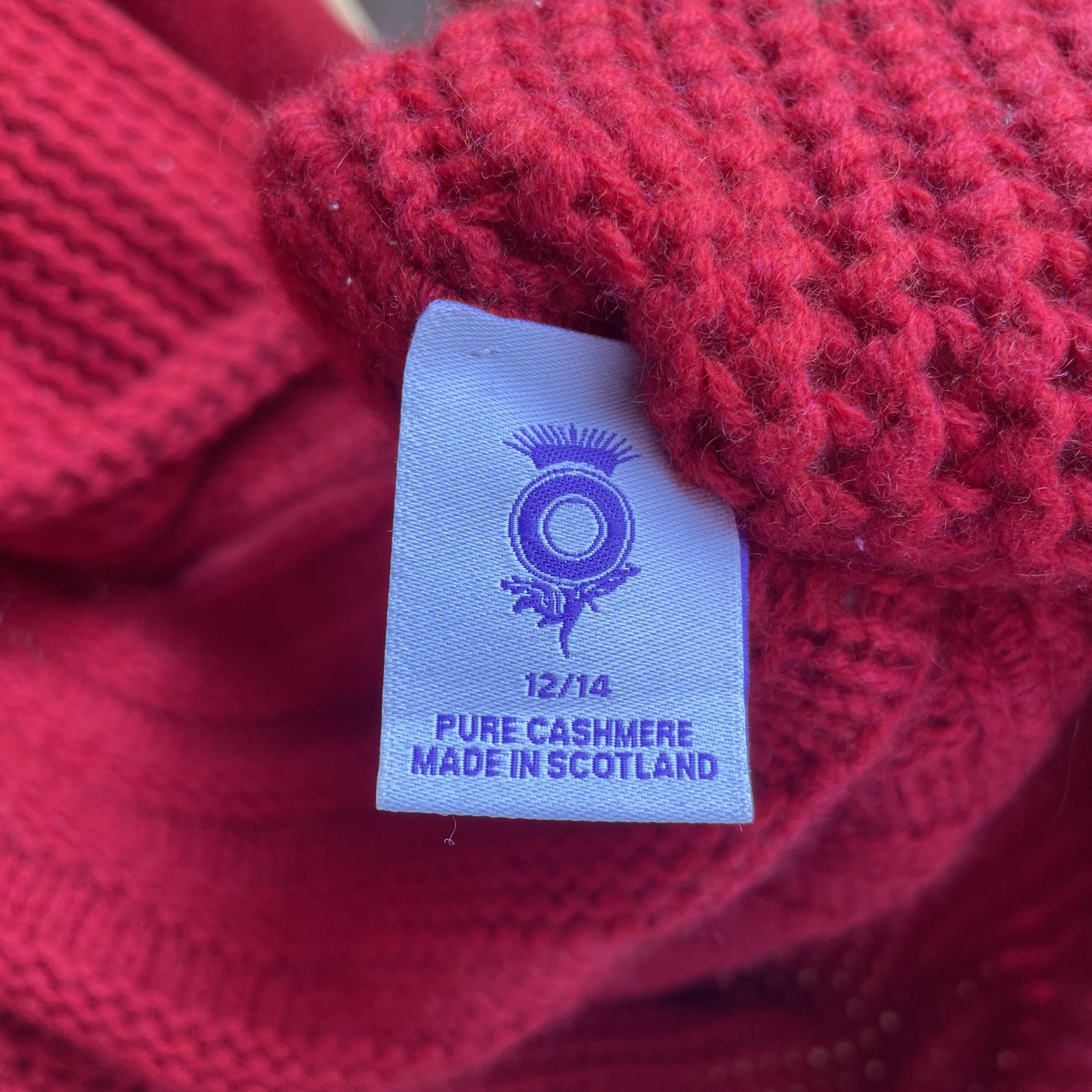 Designer Brora Cashmere Drape Rounded Hem Open Front Cardigan Size M / US 6-8 / IT 42-44 - 9 Thumbnail