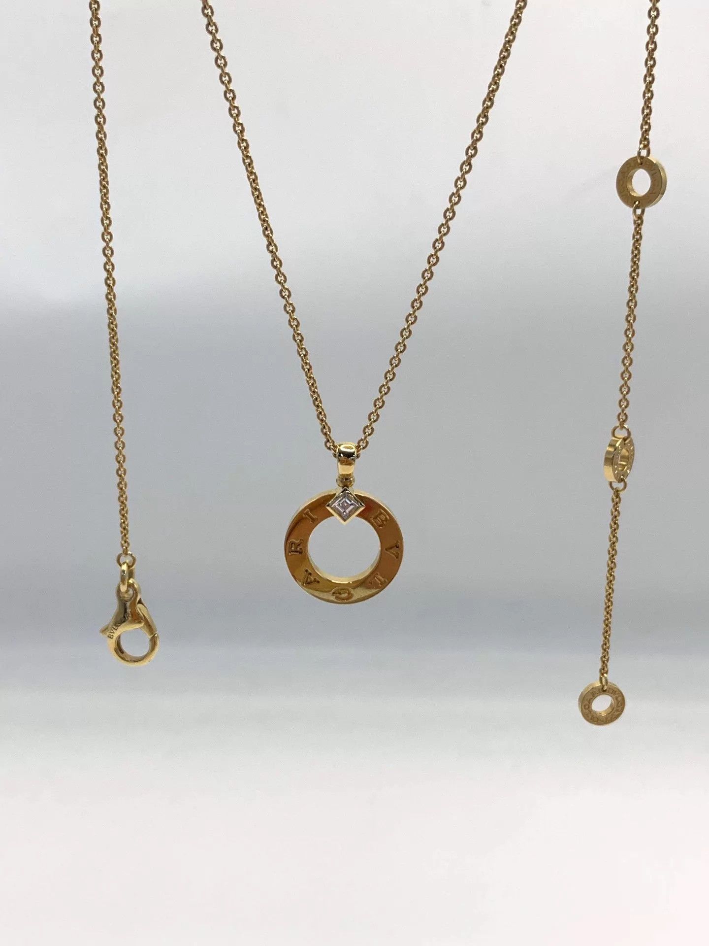 Bvlgari Bvlgari 26 Gold 1D Round Necklace w/ Box,Cards,Cert Size ONE SIZE - 1 Thumbnail