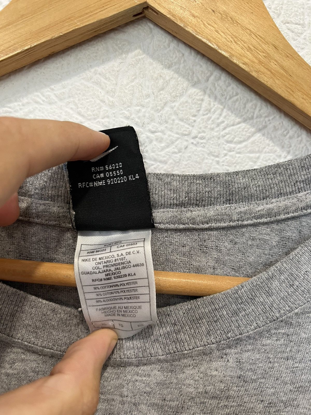 Nike × Nike ACG × Vintage Vintage Nike ACG Grey T Shirt Tee Size US XL / EU 56 / 4 - 4 Thumbnail