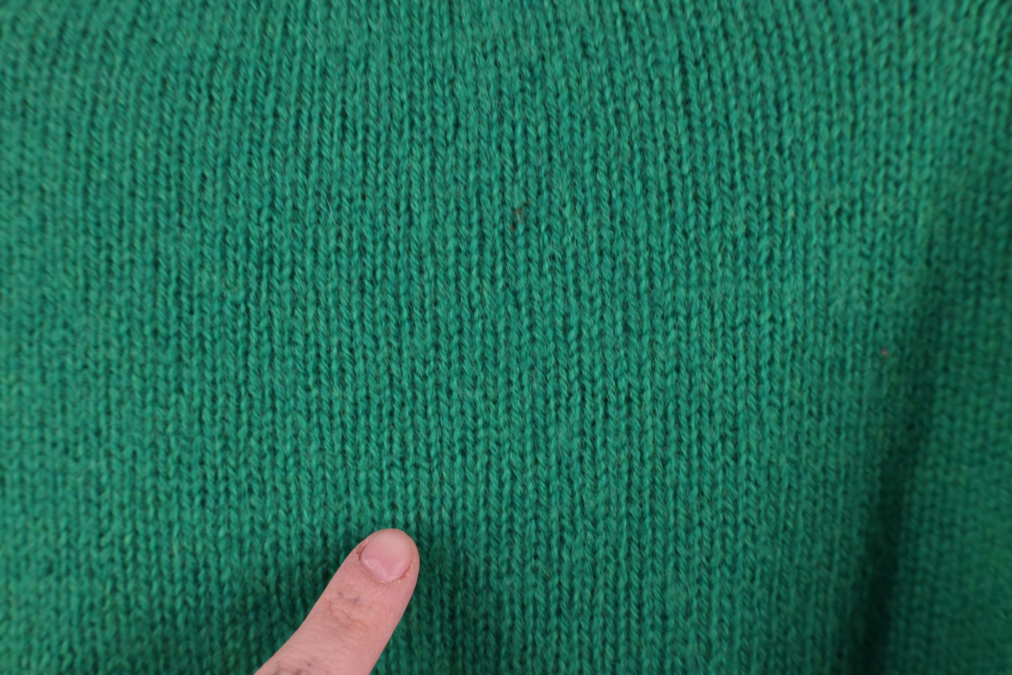 Vintage Vintage 70s Streetwear Knit Sailing Sailboat Sweater Green Size L / US 10 / IT 46 - 9 Thumbnail