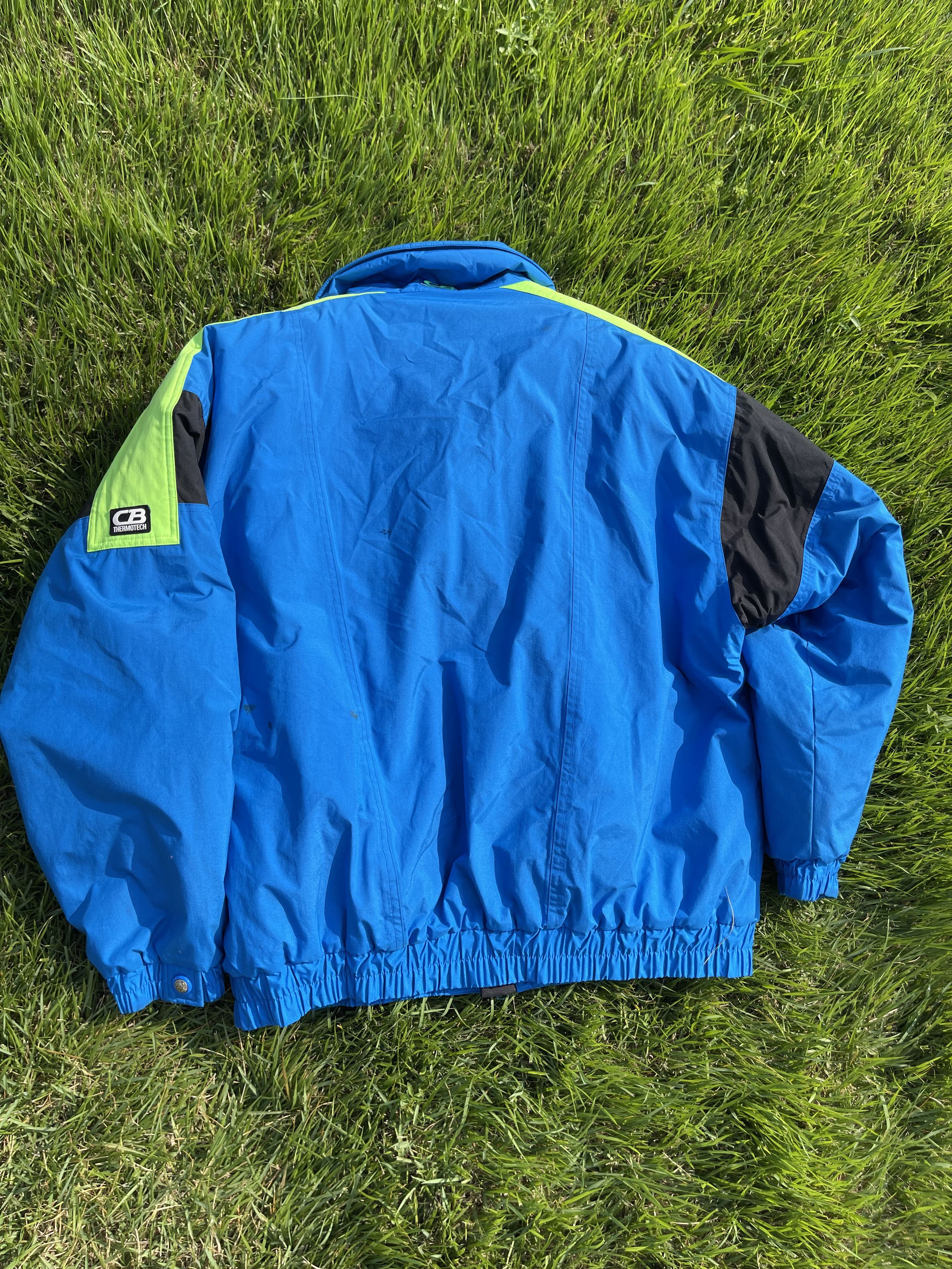 Vintage CB Sports Thermotech 90's Vintage Neon Retro Jacket Coat Size US XXL / EU 58 / 5 - 13 Thumbnail
