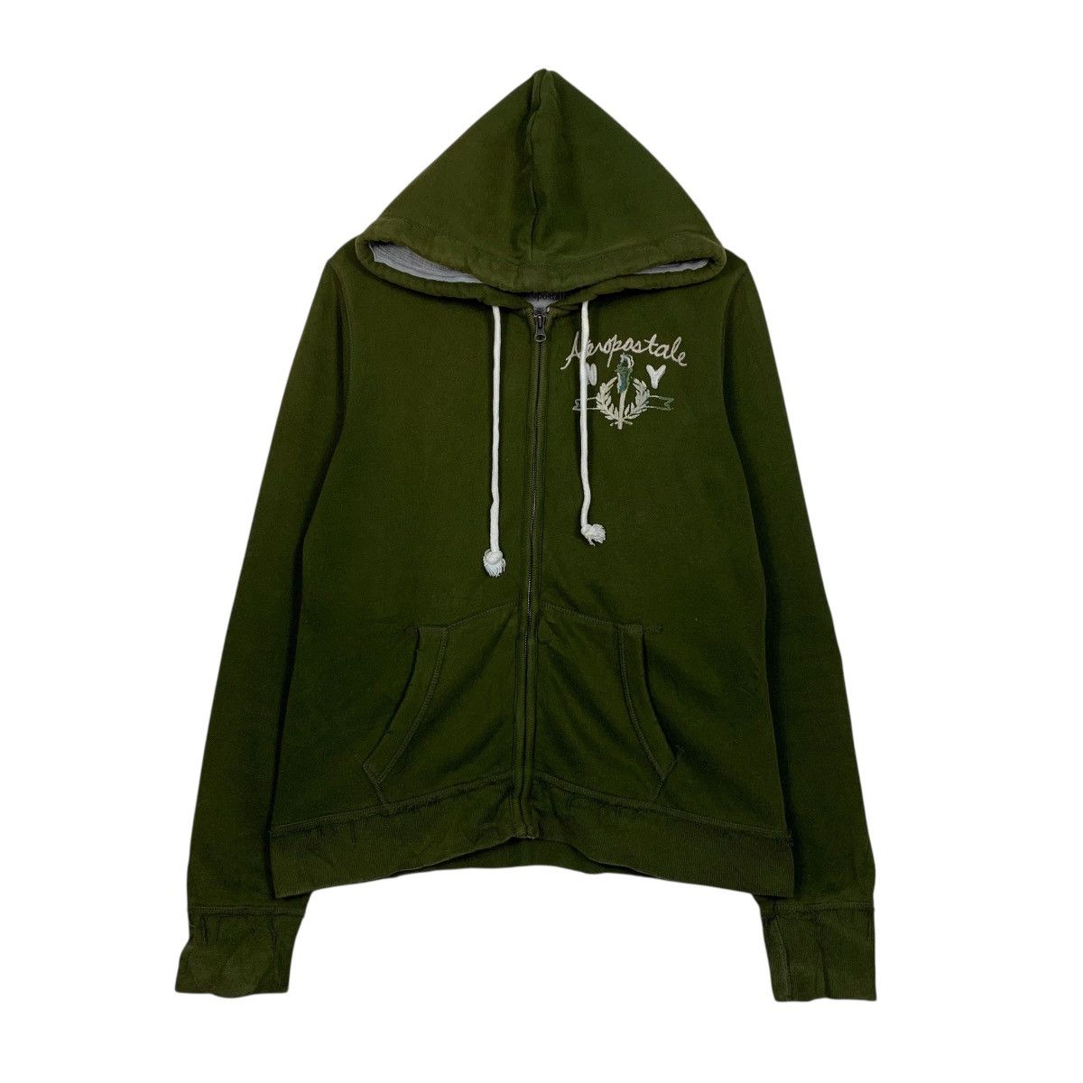 Aeropostale Y2k Vintage AEROPOSTALE Big Logo Zipper Hoodies #3555-C164 Size US XL / EU 56 / 4 - 4 Thumbnail