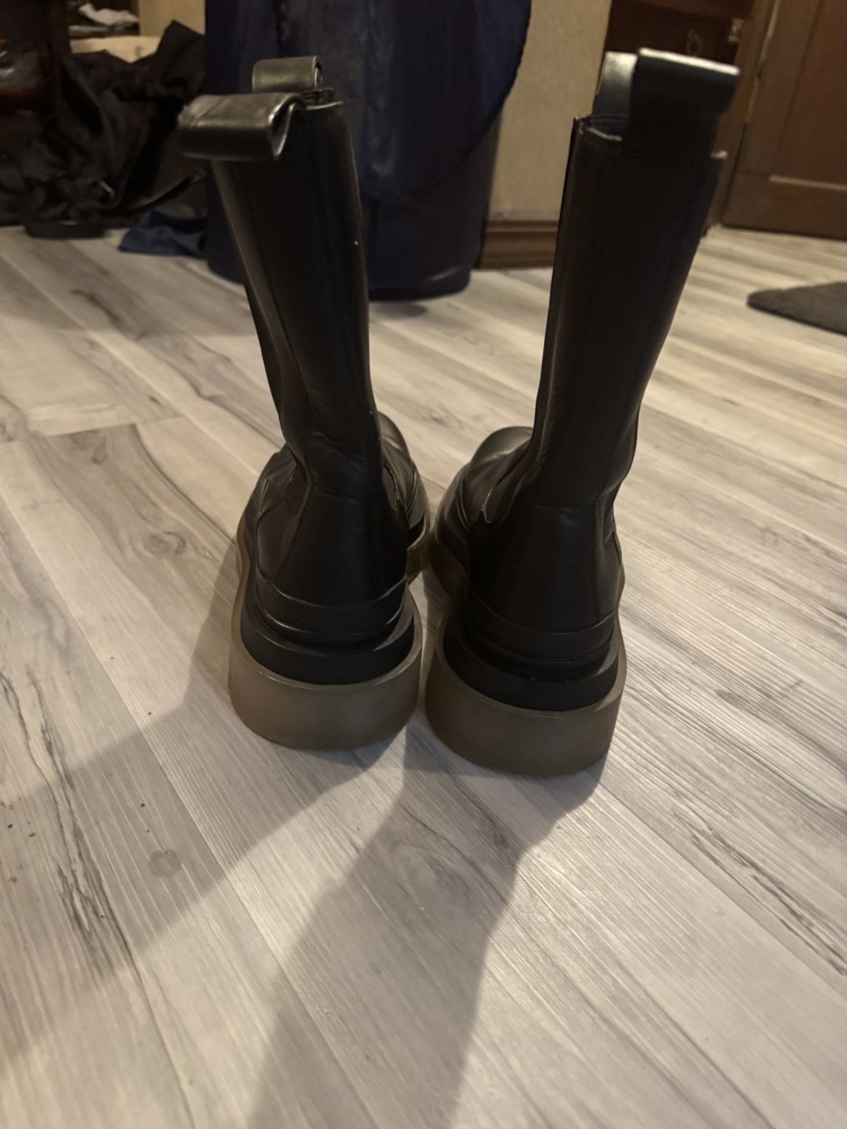 Bottega Veneta × Designer Bottega Veneta Tall Platform Chelsea Boots! Clear Sole Size US 8 / EU 41 - 7 Thumbnail