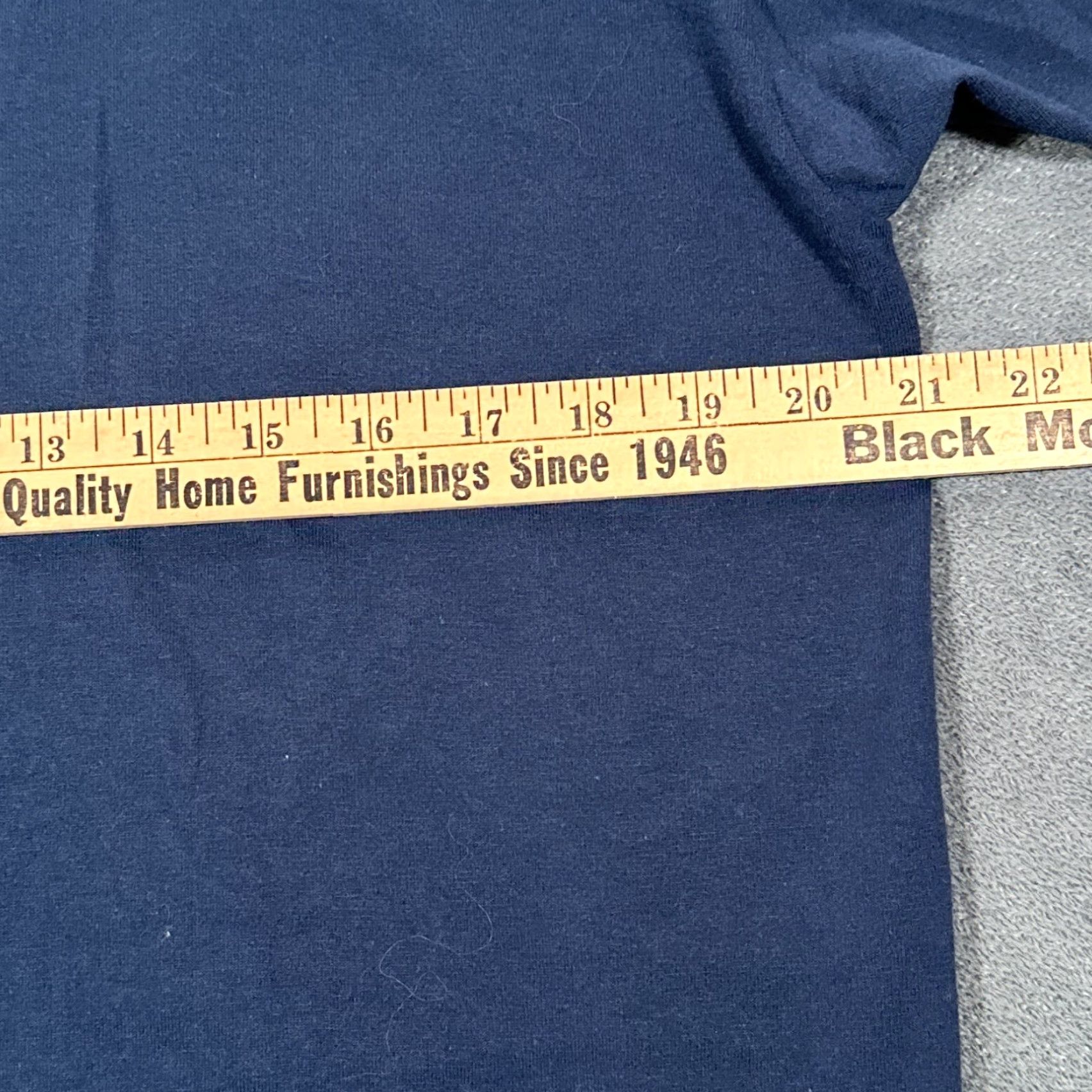 Fruit Of The Loom VINTAGE Fruit of the Loom T-Shirt Men Large Graphic Print Music Art Concert Navy Blue Short Sleeve Size US L / EU 52-54 / 3 - 6 Thumbnail