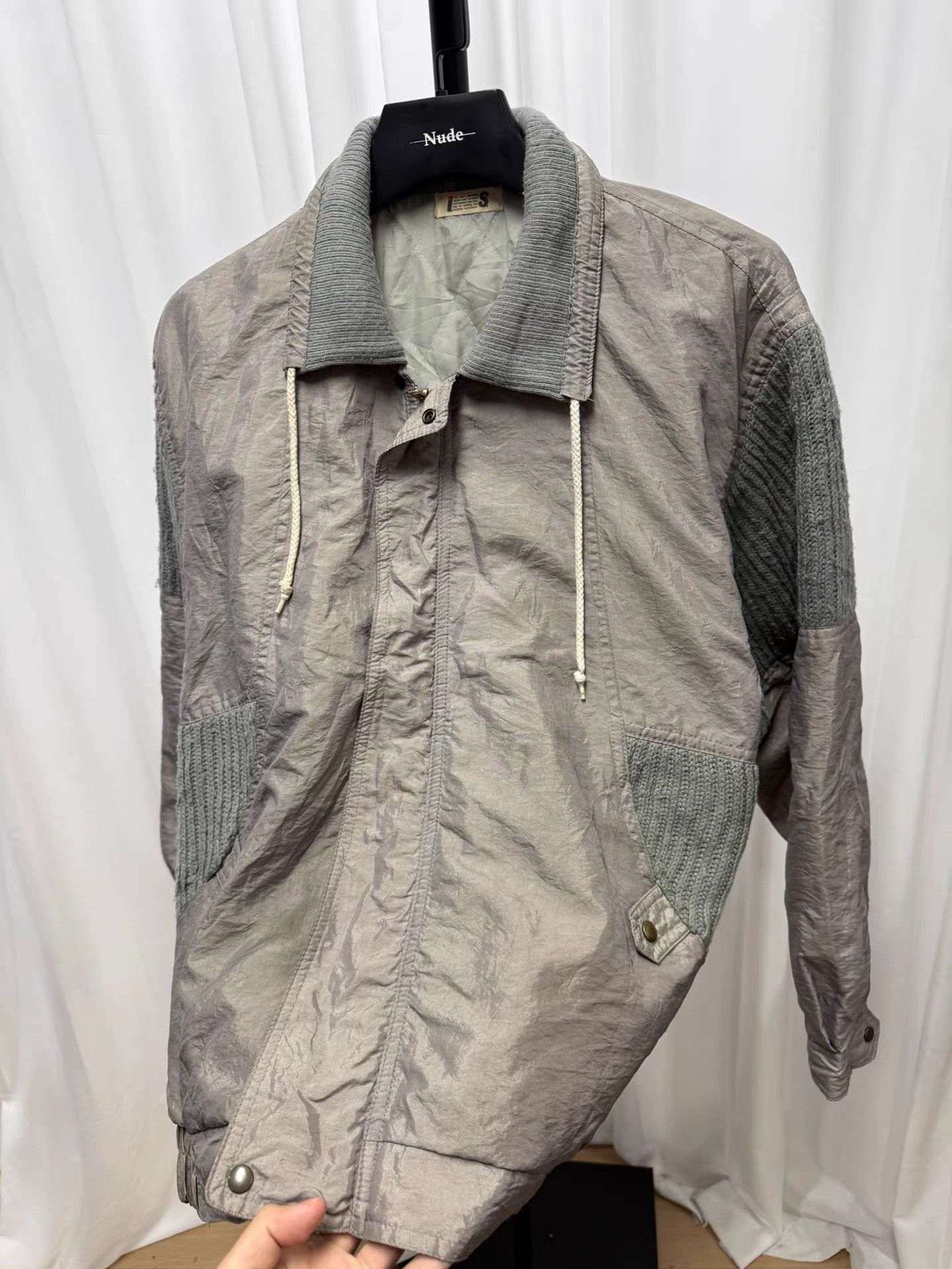 Issey Miyake Issey Miyake Issey Sports Logo Metallic Nylon Jacket K20 Size US L / EU 52-54 / 3 - 8 Thumbnail
