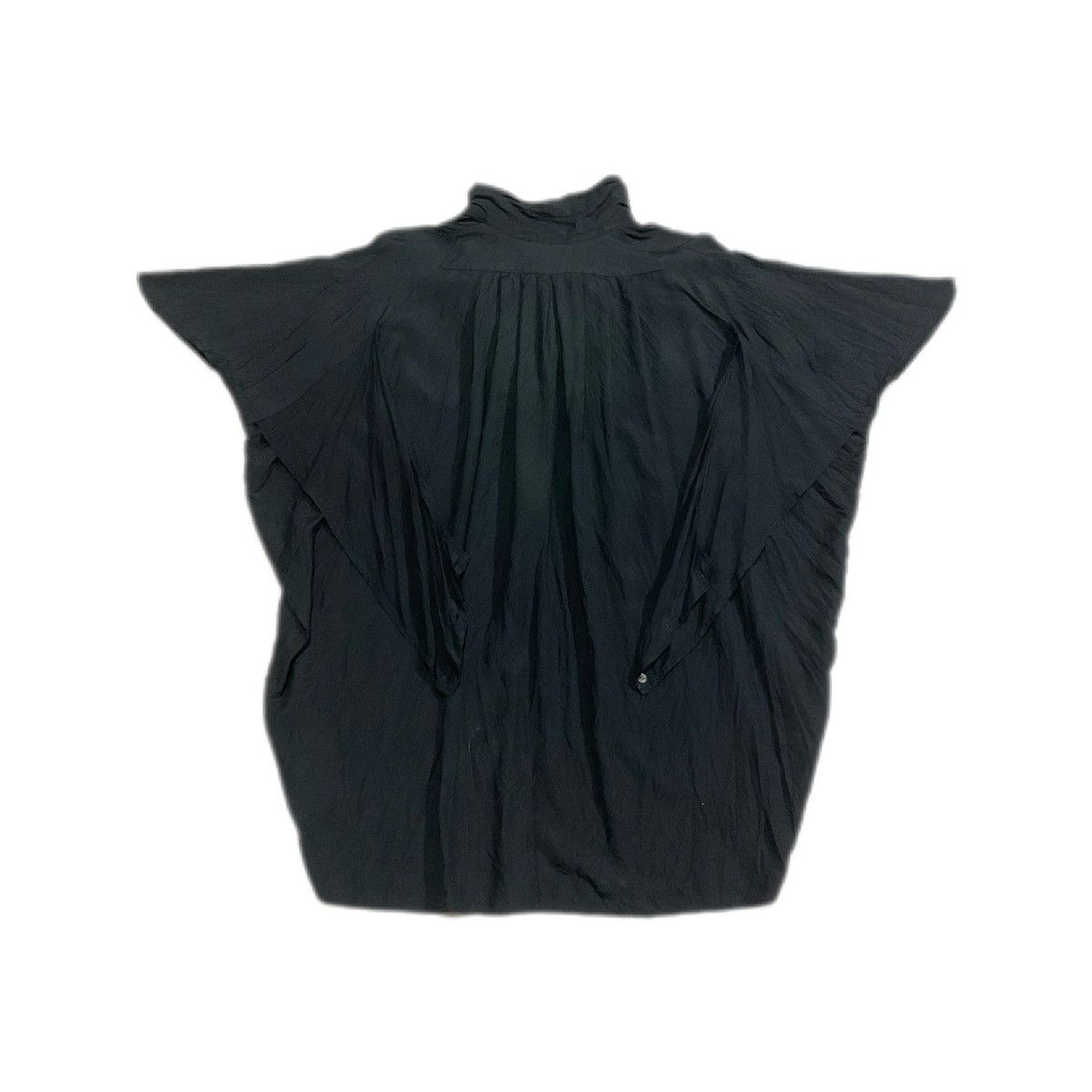 Japanese Brand × Vintage 🔥Vintage Police File Italy Silk Batwing Shirt Oversized Size US XL / EU 56 / 4 - 8 Thumbnail