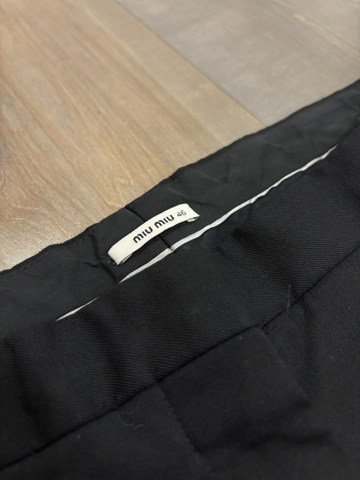 Miu Miu Miu Miu Low-Rise Flared Slacks - Y2K Size 32" / US 10 / IT 46 - 2 Thumbnail