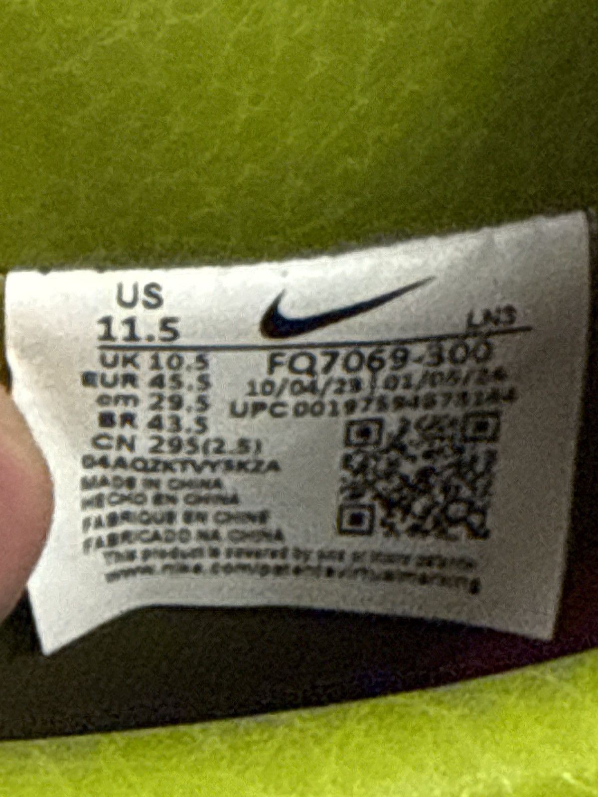 Cactus Plant Flea Market × Nike Nike Air Froce 1 CPFM Moss Size 11.5 Brand New Size US 11.5 / EU 44-45 - 24 Thumbnail