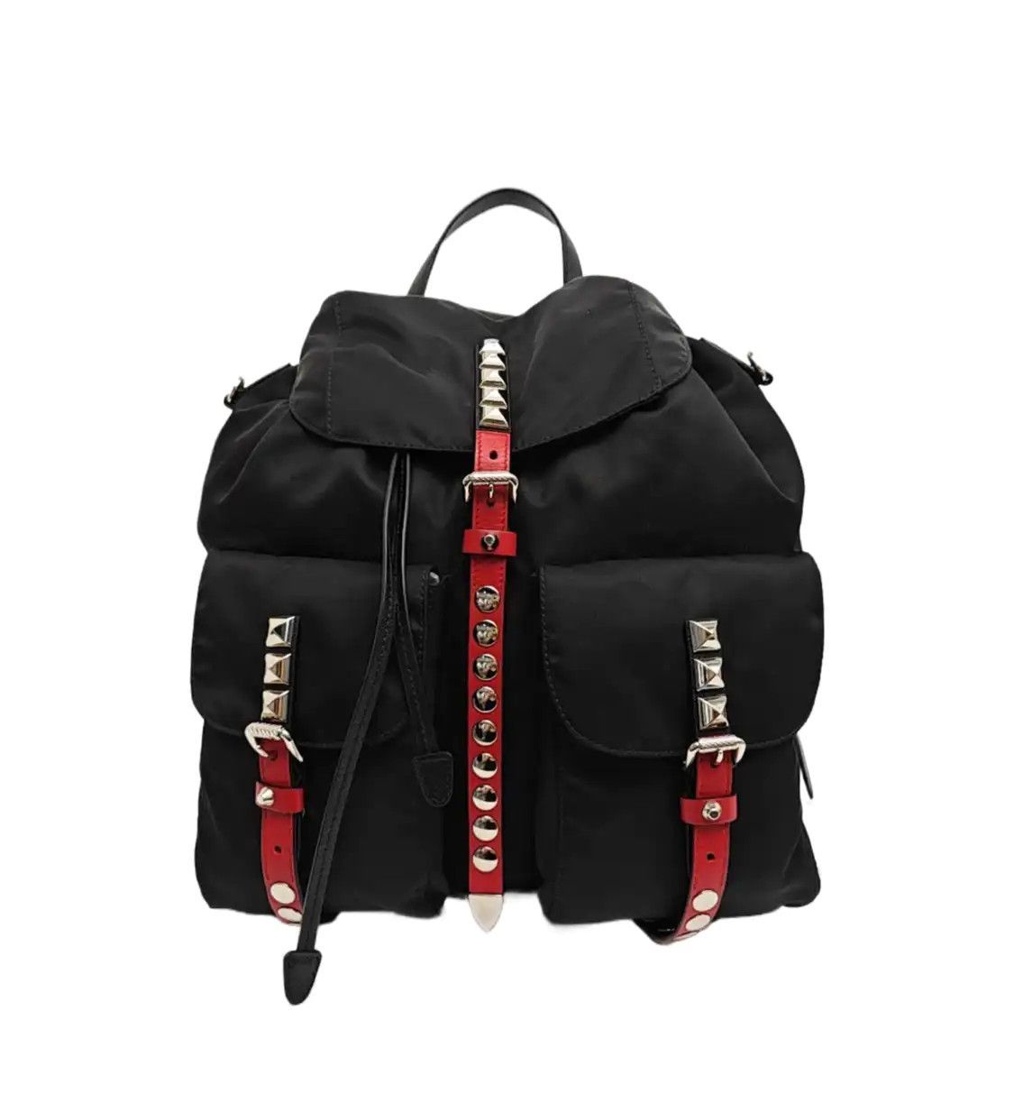 Prada PRADA Robot Backpack Nylon Black Silver Auth 176514SAV  display picture 3