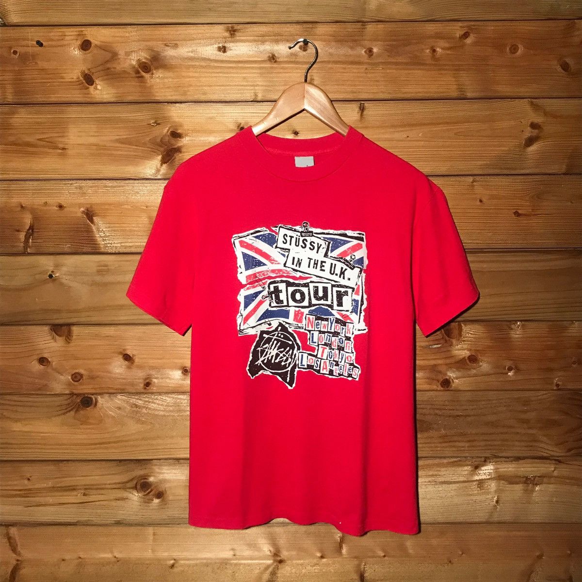 Stussy × Vintage Stussy Sex Pistols Anarchy World Tour In The Uk T Shirt Grailed