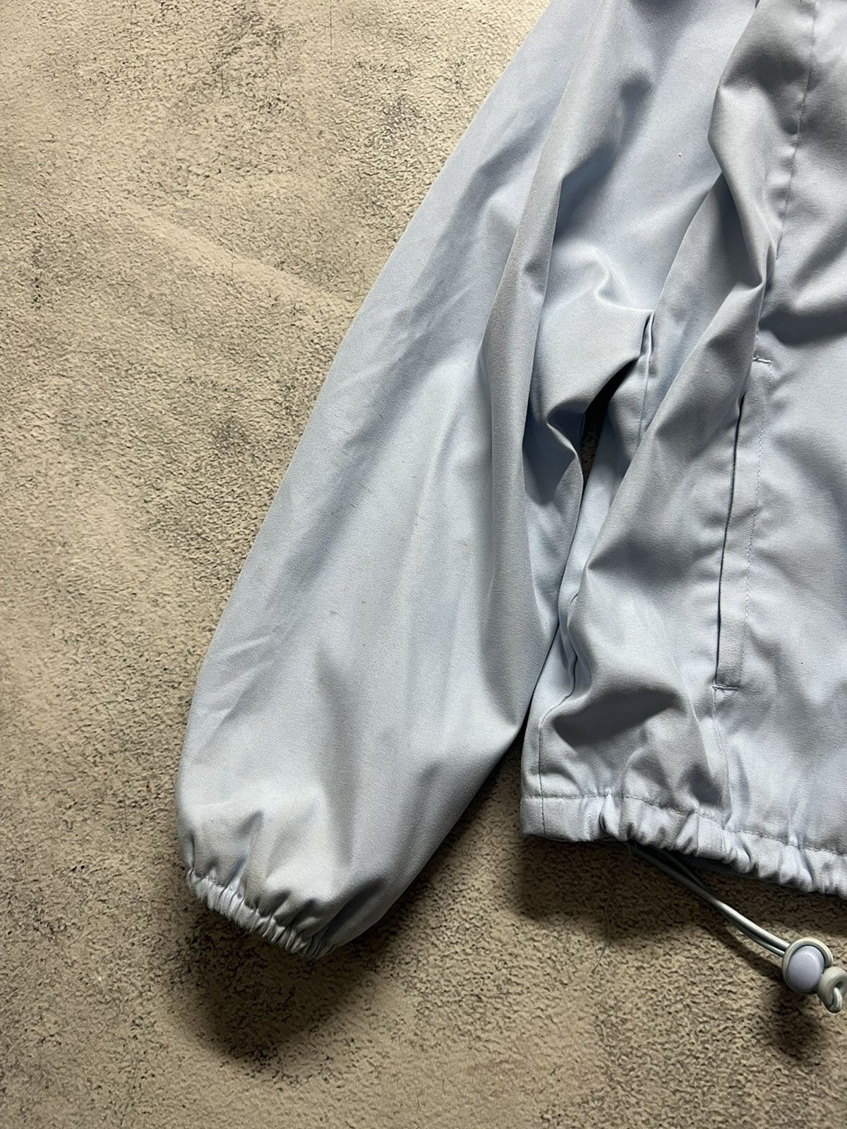 Nike × Vintage Vintage Y2k Nike 🩵 Nylon Mini Swoosh Jacket 90’s Size L / US 10 / IT 46 - 5 Thumbnail