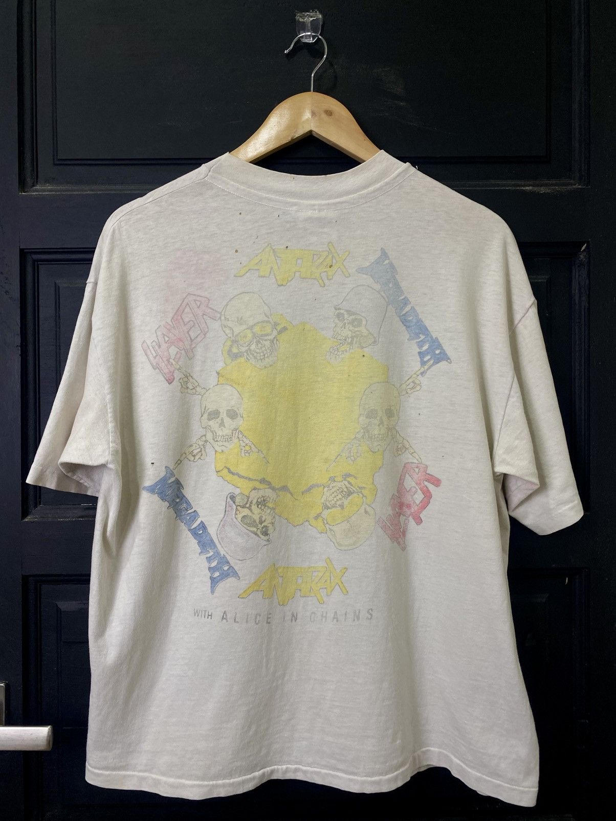 Band Tees Vintage Slayer rare clash of the titans tour Size US L / EU 52-54 / 3 - 2 Thumbnail