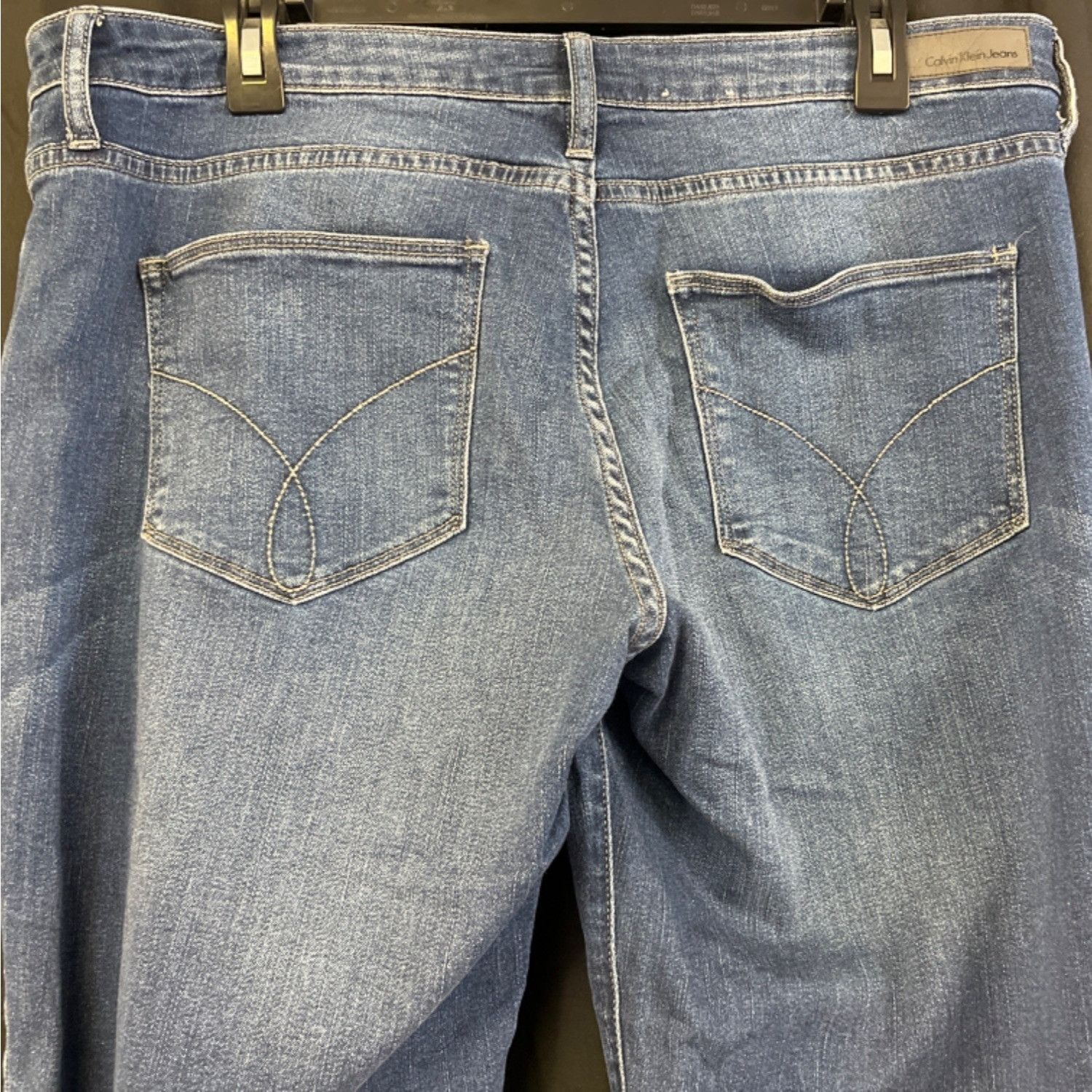 Calvin Klein Calvin Klein Men's Blue Jeans/Straight Leg 32x32 SKU 4485 Size US 32 / EU 48 - 4 Thumbnail