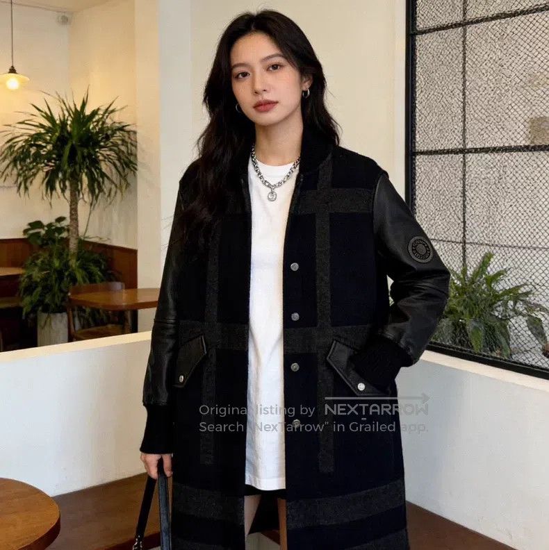 Hermes Hermes Logo patchwork leather sleeve overcoat Size XS / US 0-2 / IT 36-38 - 6 Thumbnail