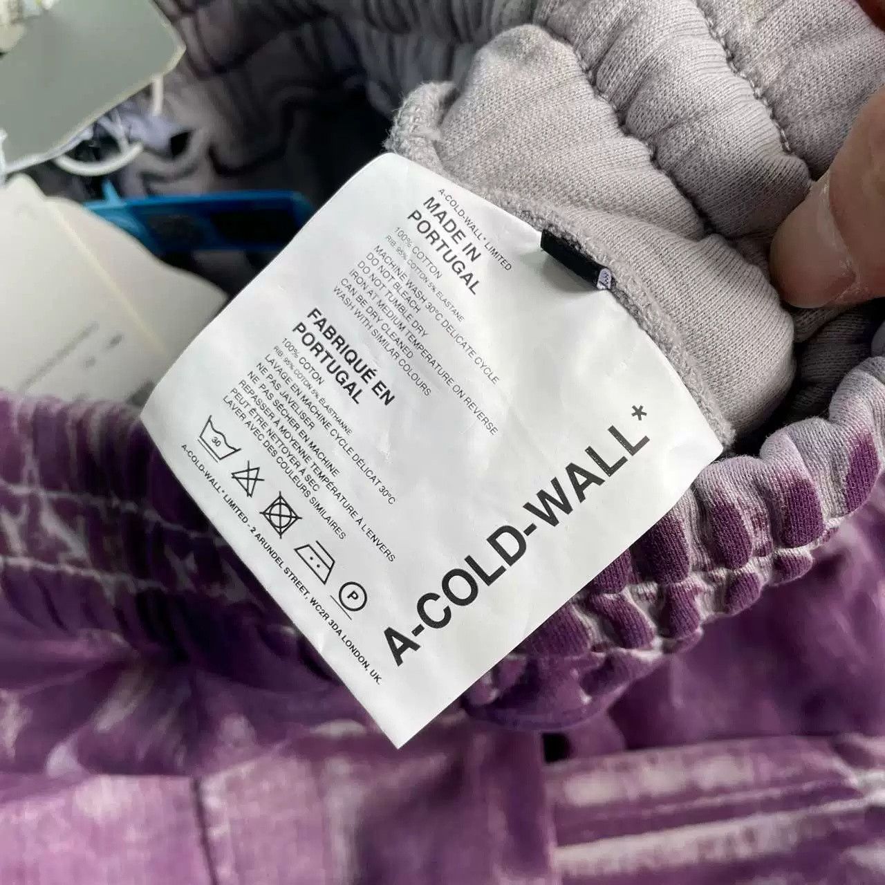 A-COLD-WALL* A-COLD-WALL Purple Tie-Dye Sweatpants Size US 26 / EU 42 - 5 Thumbnail
