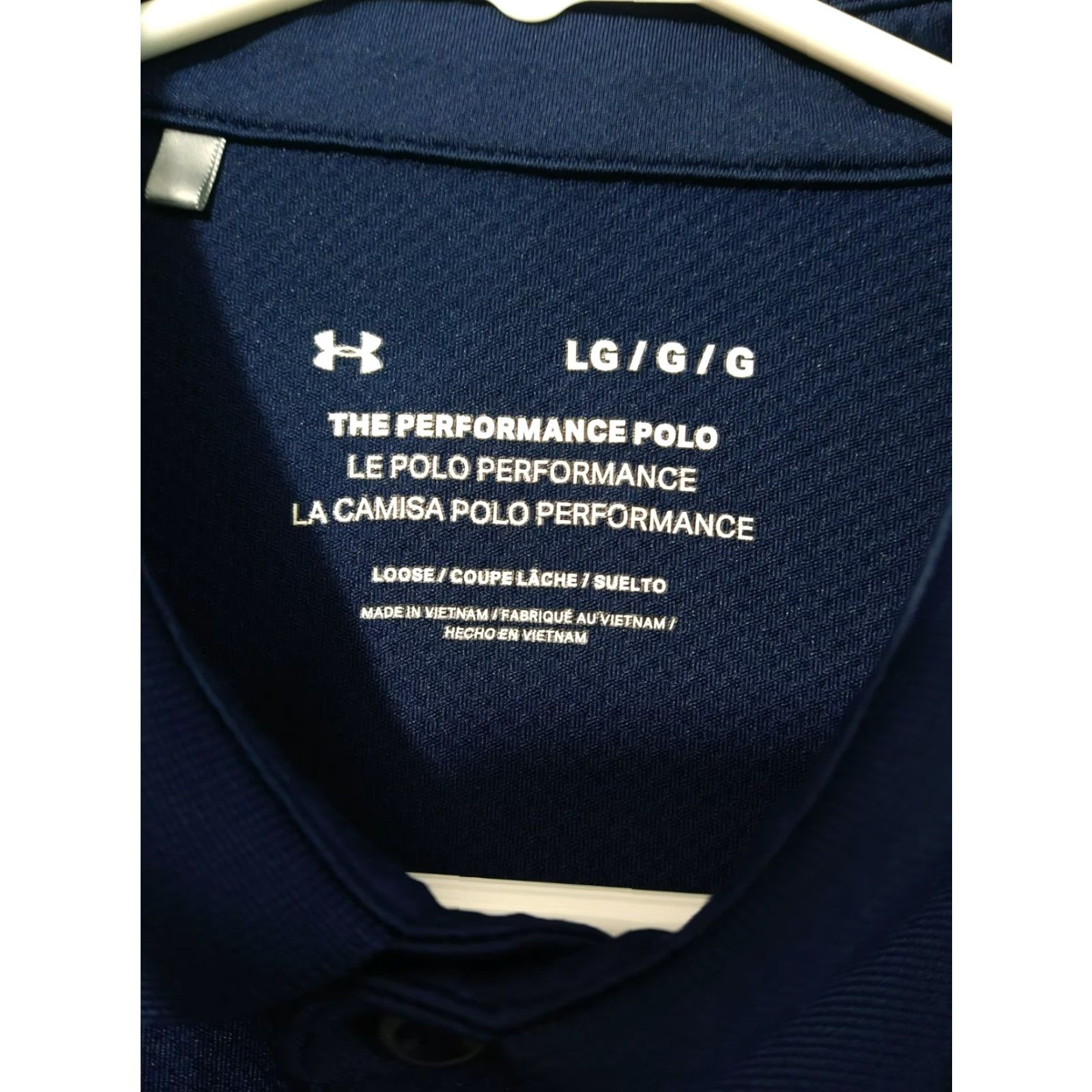 Under Armour Under Armour Polo Shirt Mens Large Blue Tech Tee Matchplay Short Sleeve Loose Size US L / EU 52-54 / 3 - 5 Thumbnail