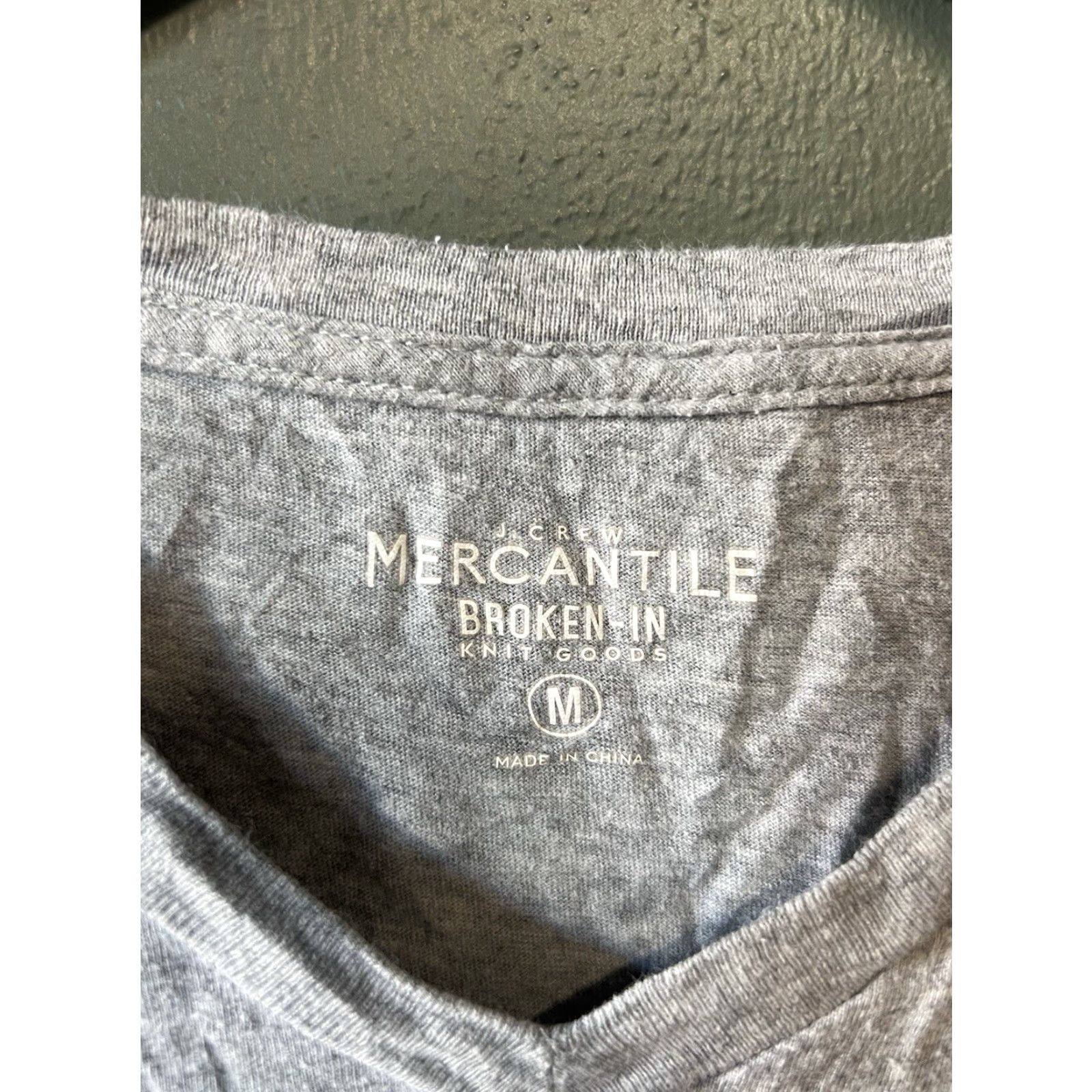 J.Crew J. Crew Mens Gray Mercantie Short Sleeve T-Shirt Regular Size M Knit Shirt Size US M / EU 48-50 / 2 - 3 Thumbnail