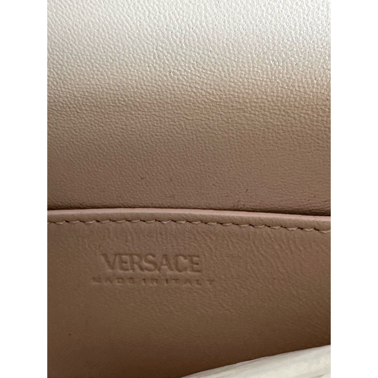 Versace Versace Quilted Calf Leather Pink Mini Shoulder Bag 1010951 Size ONE SIZE - 12 Thumbnail