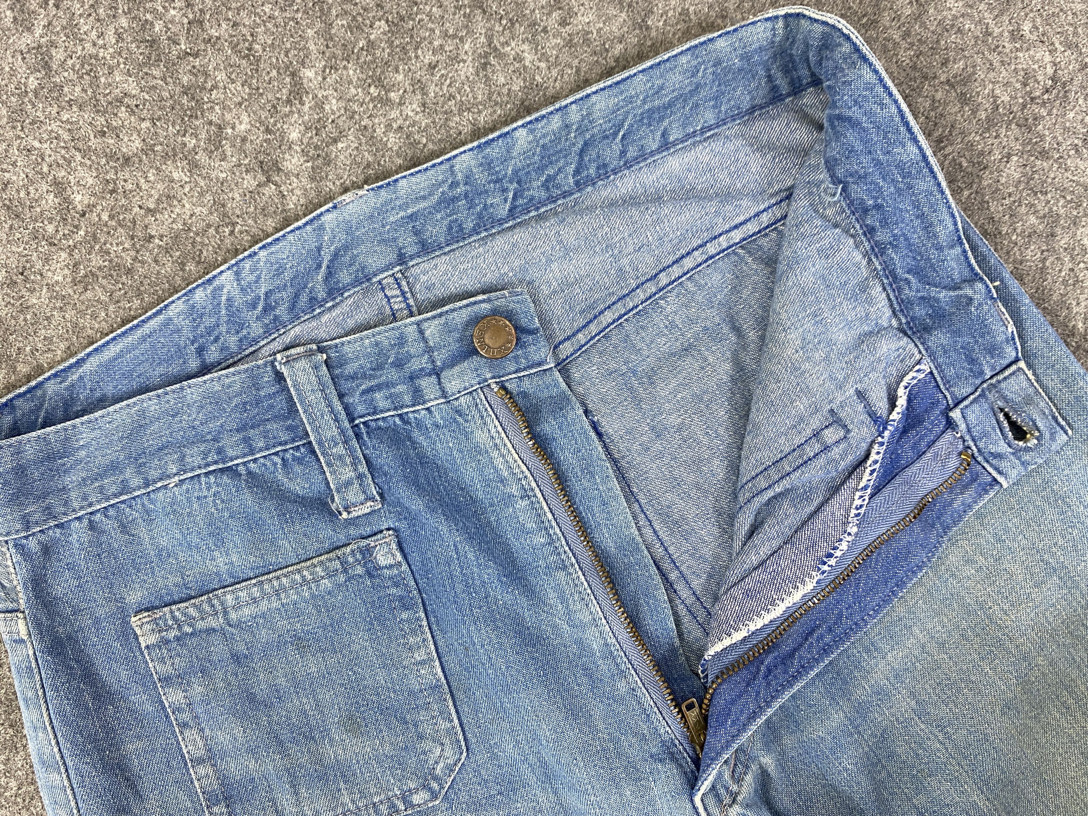 Hysteric Glamour Faded Blue Vintage Bell Bottom Flare 29x26.5 Denim - JN3262 Size US 29 - 6 Thumbnail