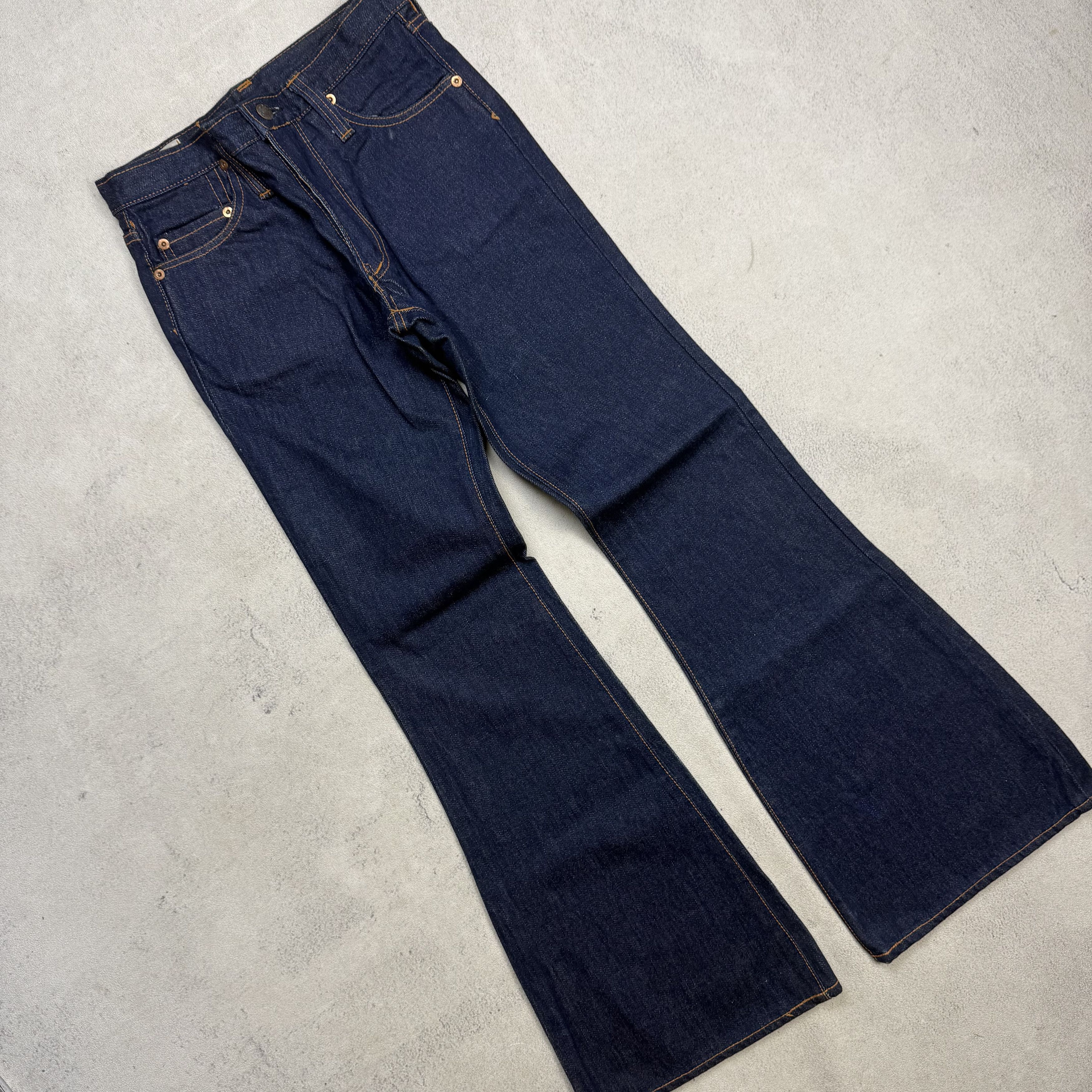 Japanese Brand Vintage Canton X-West Flare Bootcut Denim Size US 28 / EU 44 - 5 Thumbnail