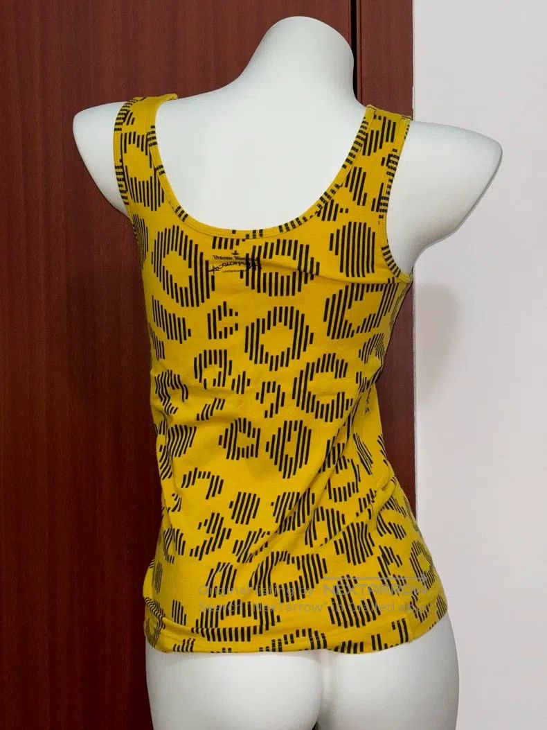 Vivienne Westwood vivienne westwood Yellow Leopard Print Camisole Top Size S / US 4 / IT 40 - 2 Thumbnail