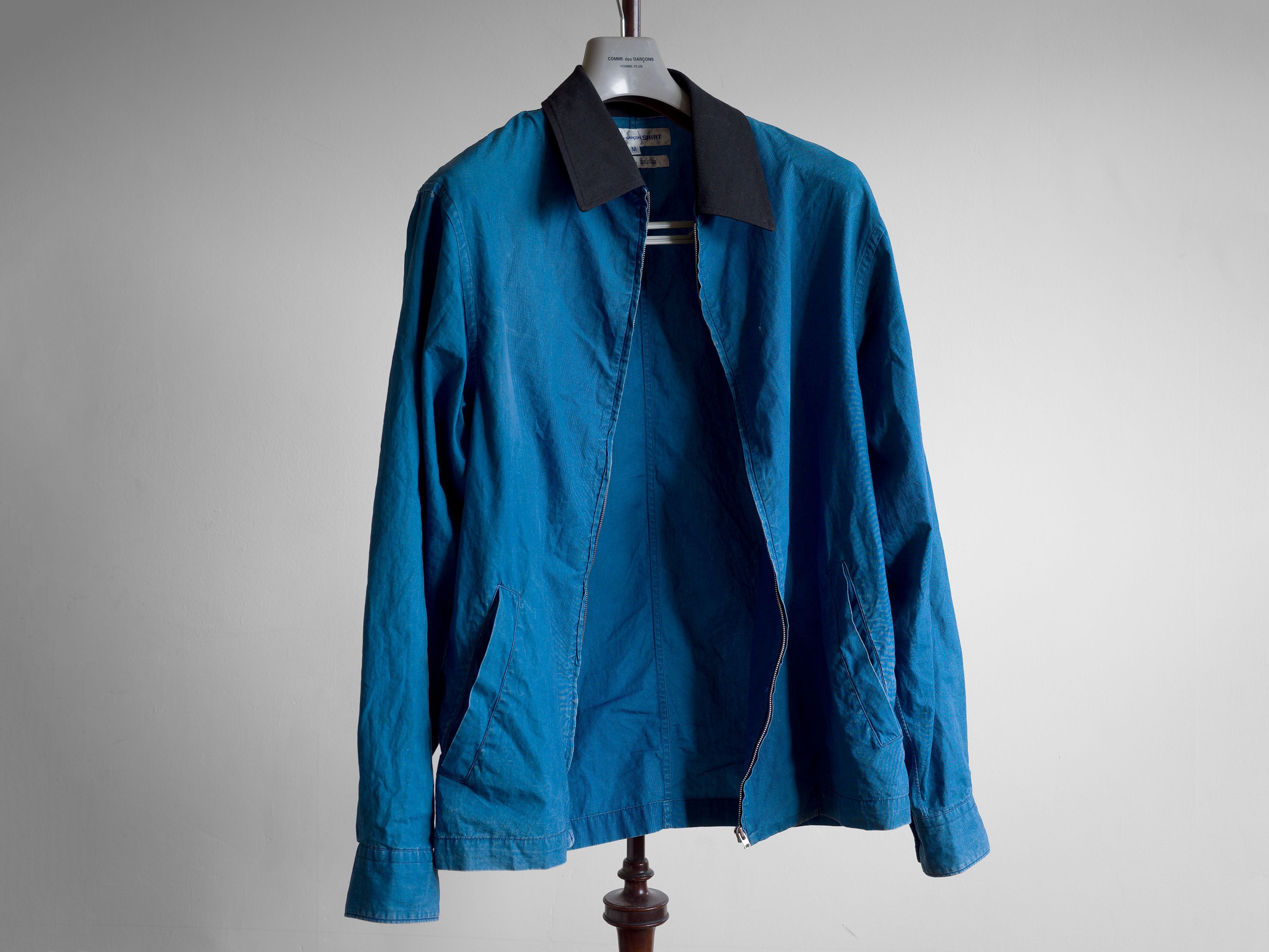 1990s COMME des GARÇONS SHIRT NATURAL INDIGO ZIP JACKET