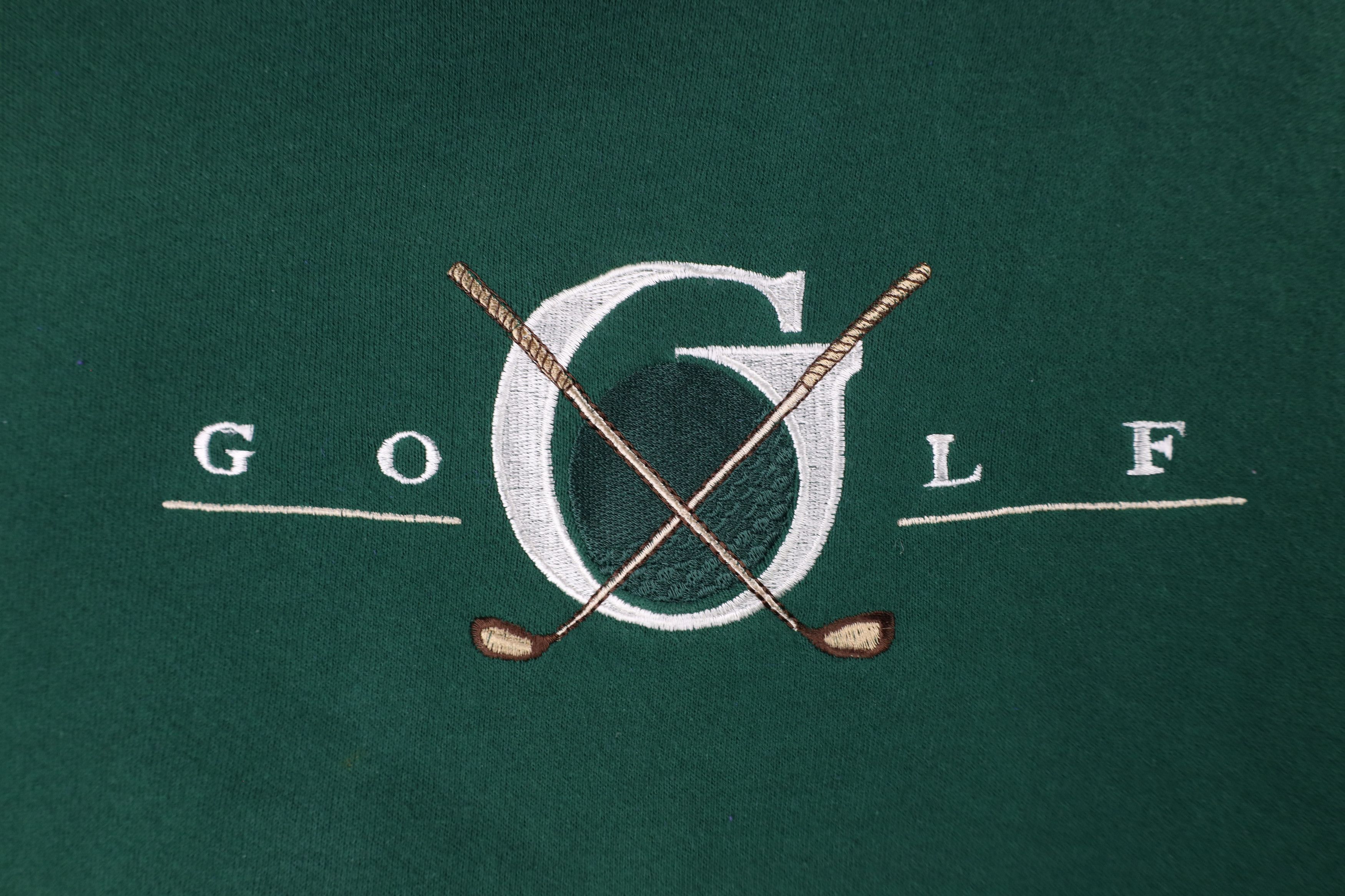 Vintage Vintage 90s Streetwear Spell Golf Crewneck Sweatshirt USA Size US L / EU 52-54 / 3 - 4 Thumbnail