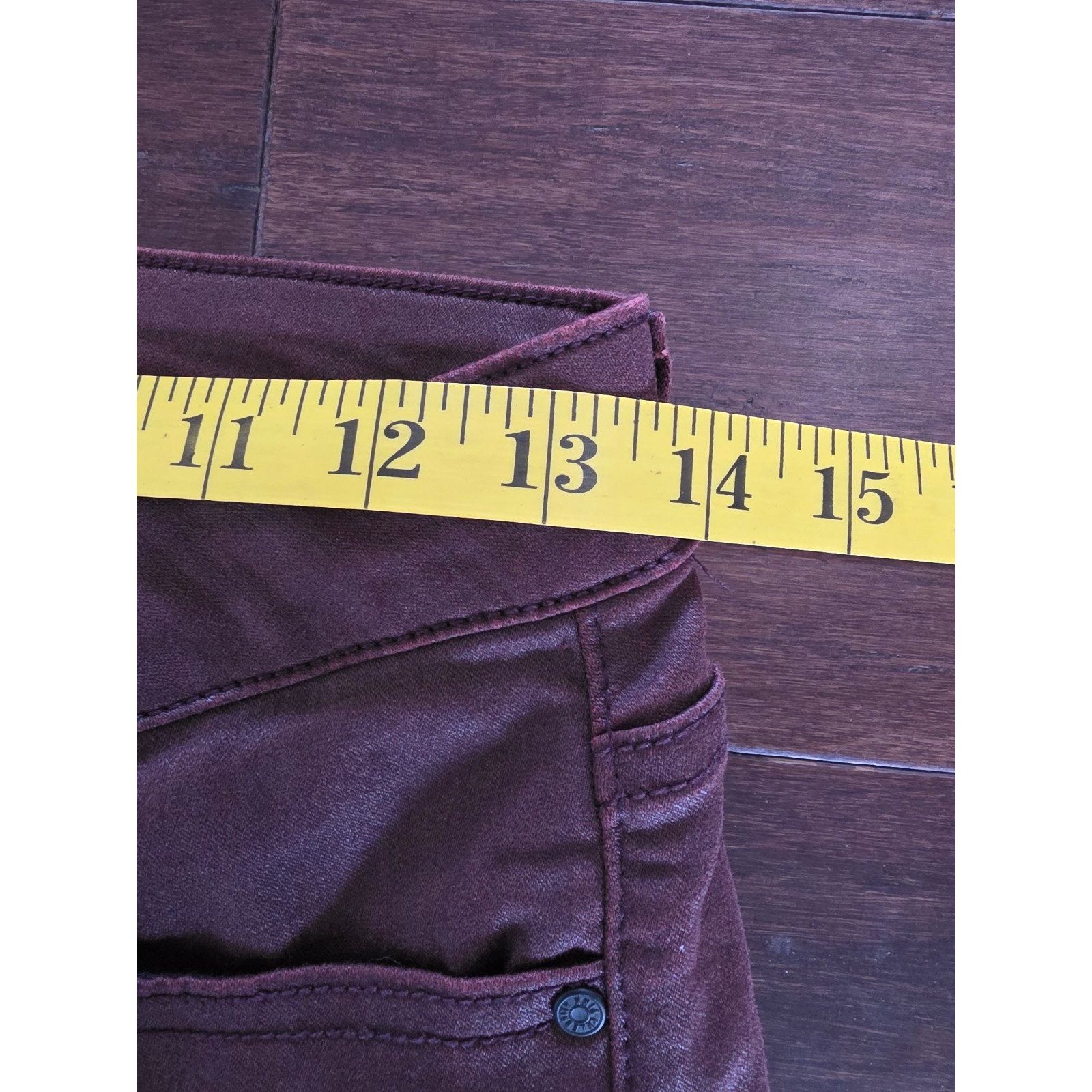 Other Women's Size 7/28 Celebrity Pink Burgandy Skinny Jeans So Cu Size 28" / US 6 / IT 42 - 4 Thumbnail