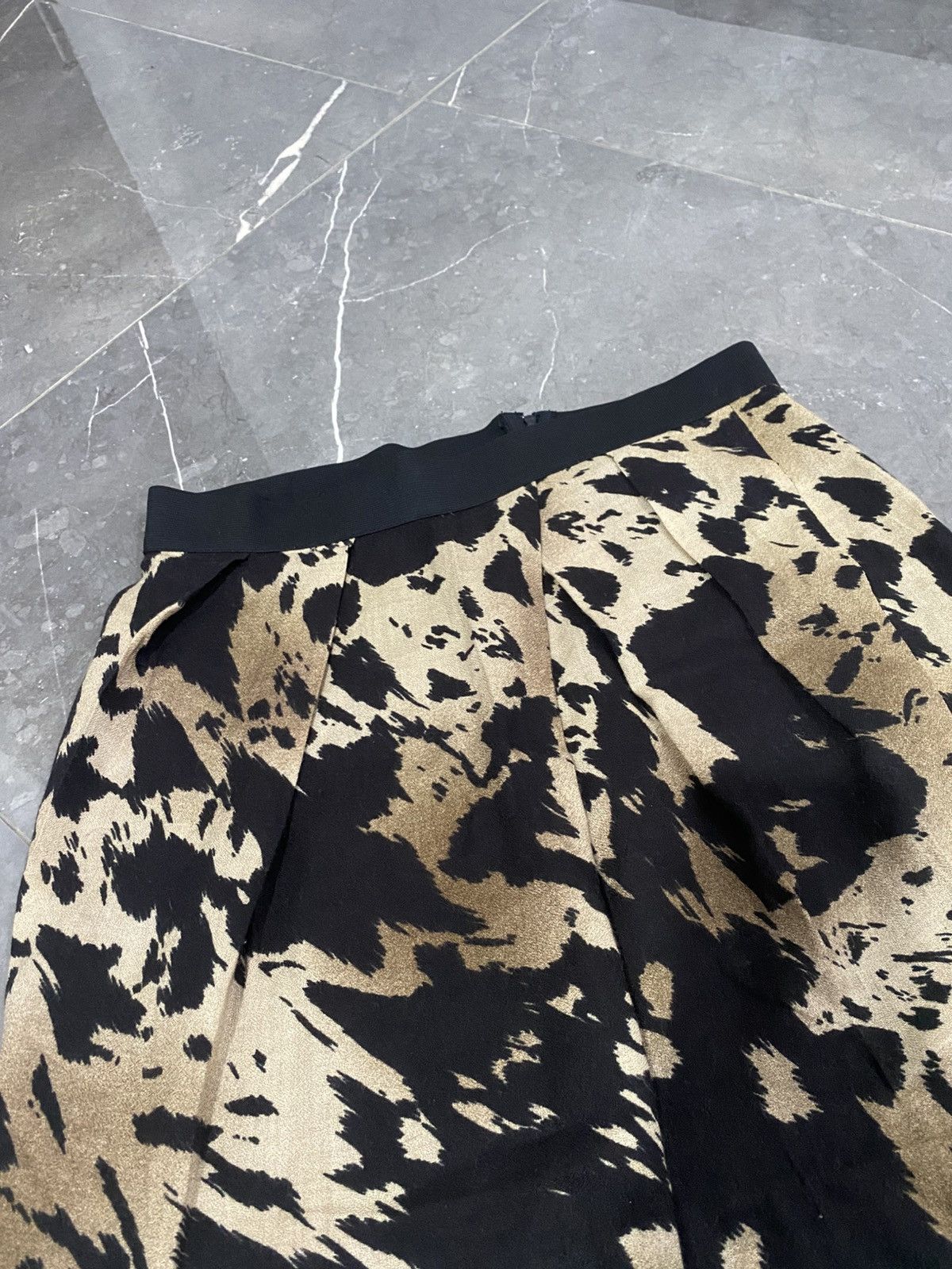 If Six Was Nine 🖤BLACKFRIDAY🖤Ggpx Leopard Camo Mini Skirt Ifsixwasnine Kmrii Size 29" - 2 Thumbnail