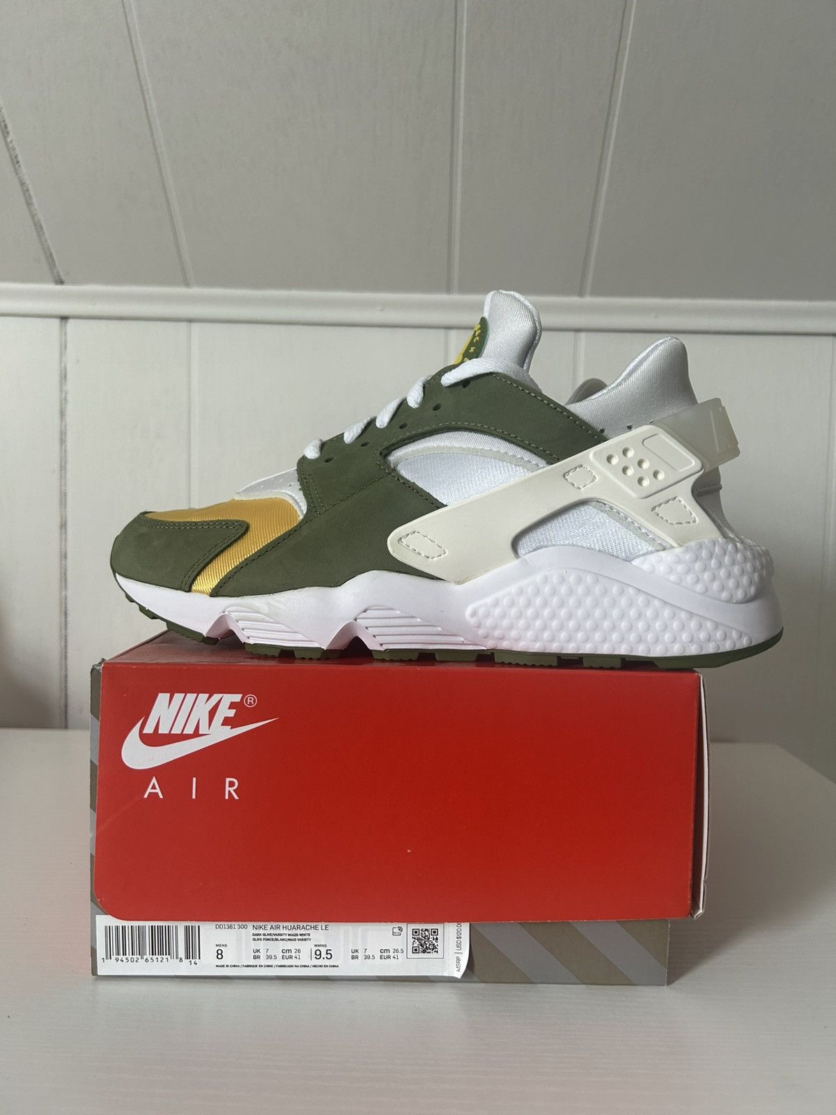 Nike × Stussy Stussy x Nike Huarache Dark Olive 2021 Size US 8 / EU 41 - 7 Thumbnail