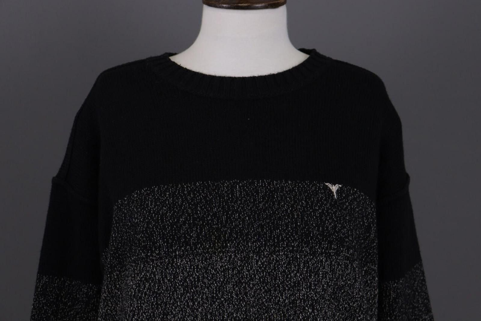 Carlo Colucci Carlo Colucci Black Knit Mens Sweater Size 56 Size US M / EU 48-50 / 2 - 2 Thumbnail