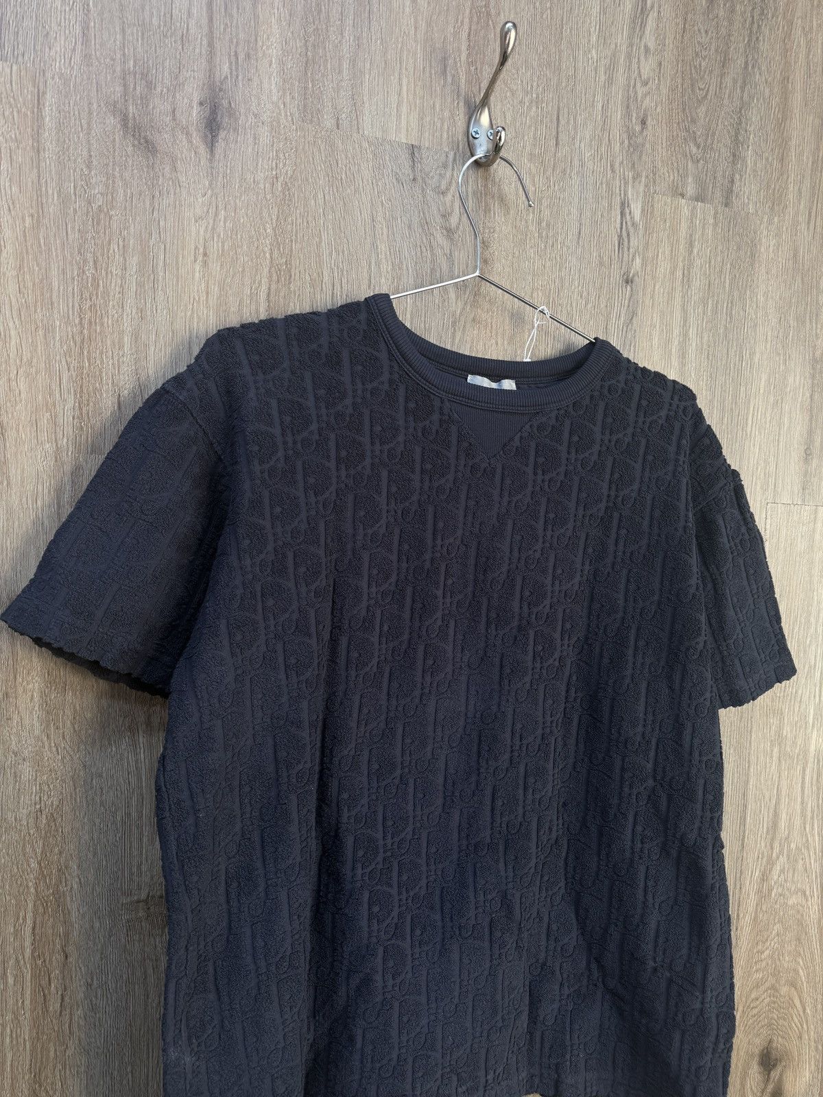 Dior Christian Dior Navy Towel Short Sleeve Size US S / EU 44-46 / 1 - 2 Thumbnail