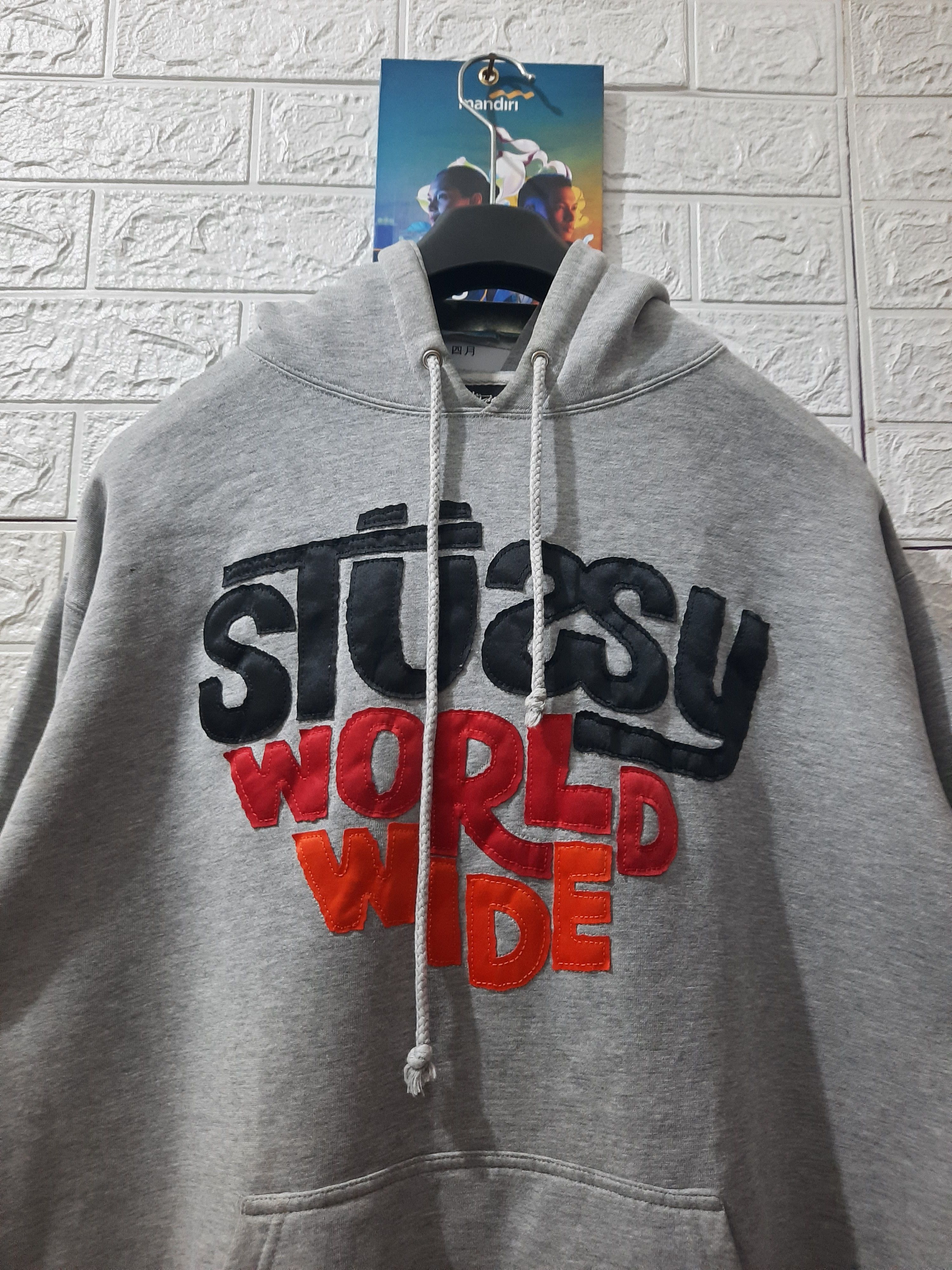 Stussy Stussy World Wide Hoodie Size US XL / EU 56 / 4 - 1 Thumbnail