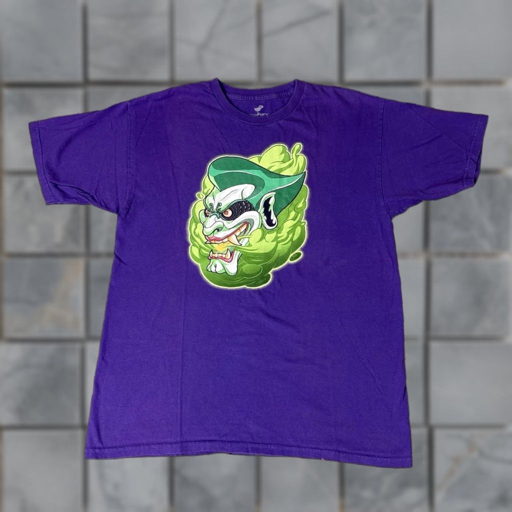 Vintage DC Comics Batman Joker T Shirt Adult Large Purple Graphic Tee Fury Rare Head Shirt Mens Size US L / EU 52-54 / 3 - 1 Thumbnail