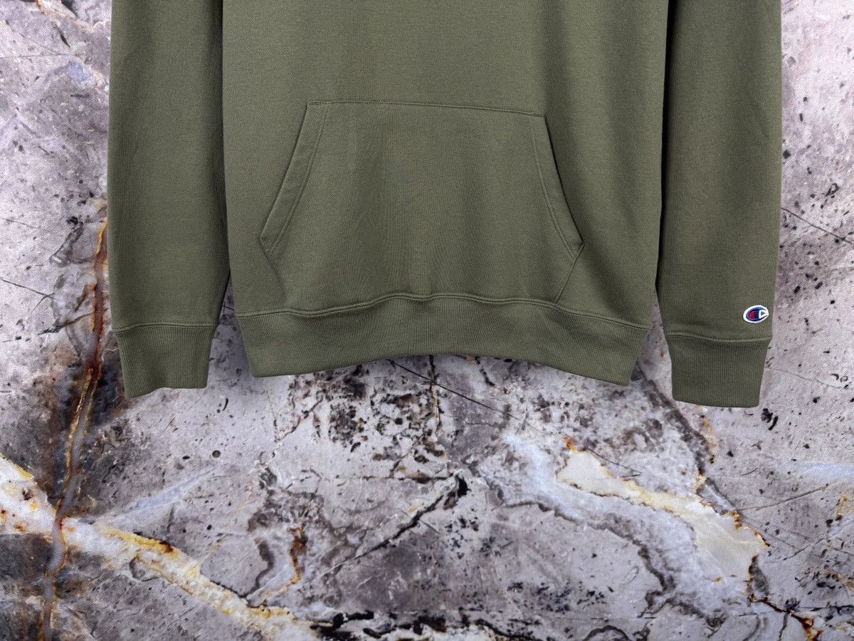 Champion Champion Men’s Hoodie Olive Green Logo Pullover Sweatshirt Size US S / EU 44-46 / 1 - 4 Thumbnail