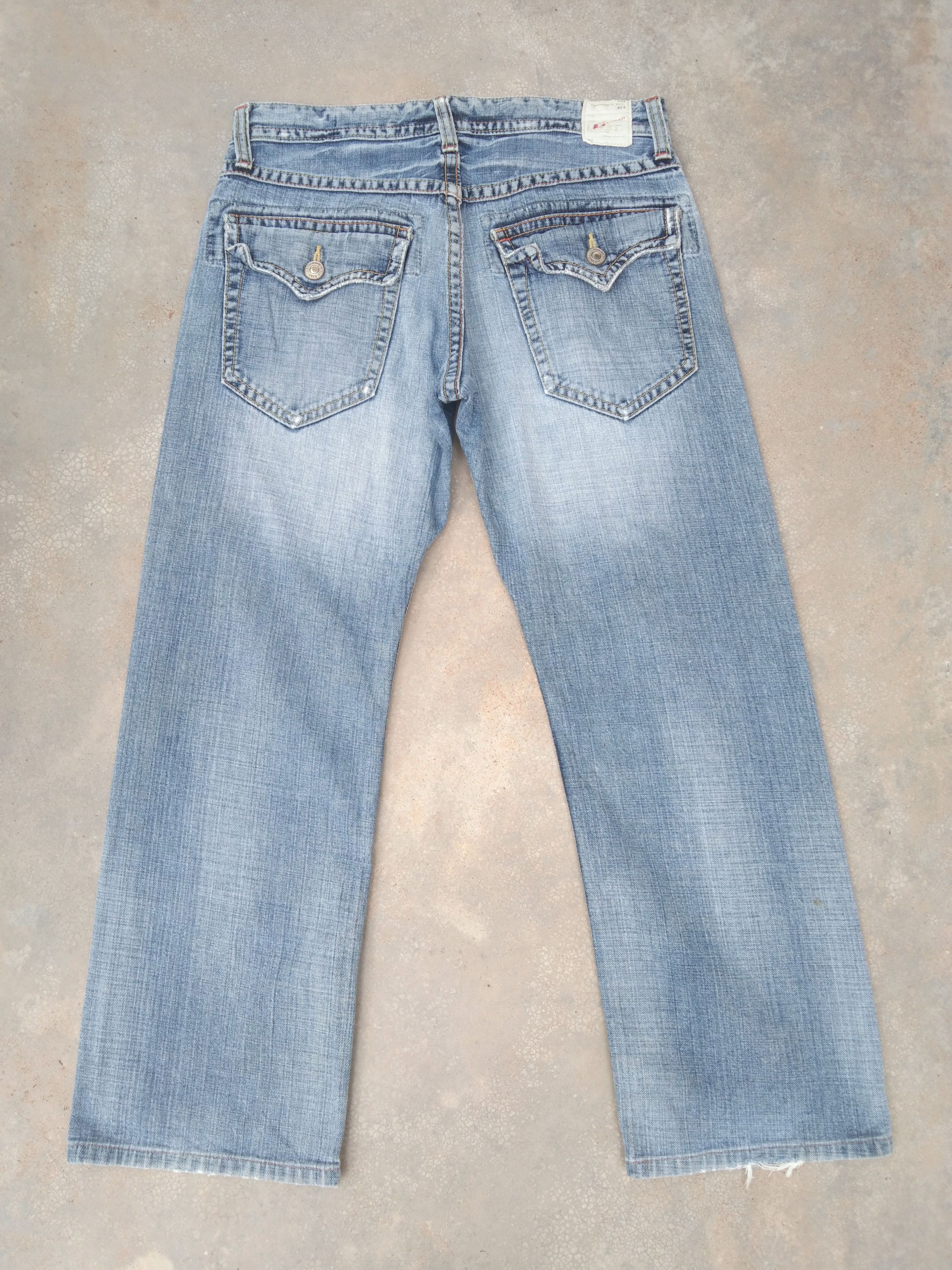 Japanese Brand Vintage GLHEART Straight Leg Distressed Jeans 32x28 Size US 32 / EU 48 - 2 Thumbnail