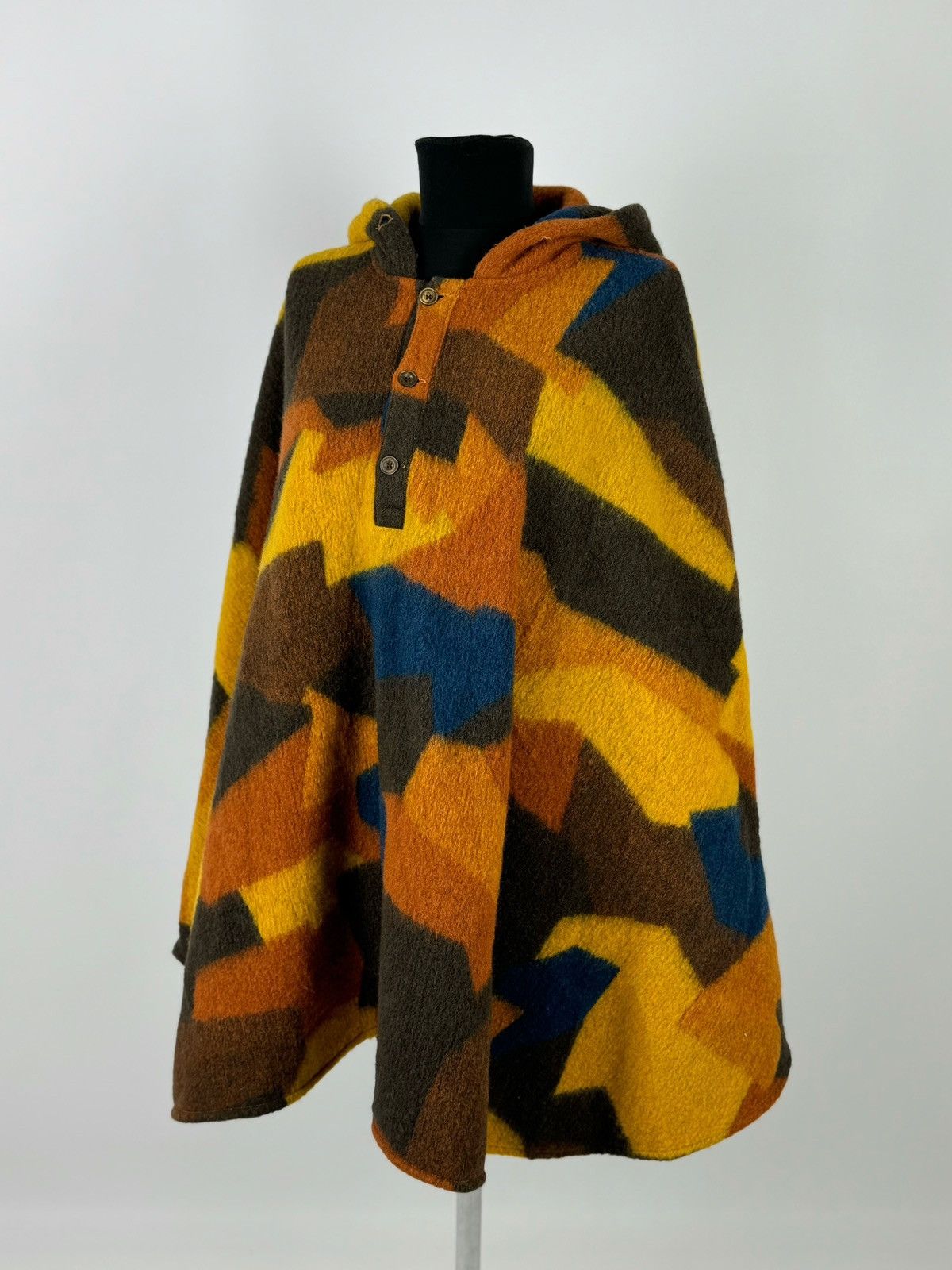 Etudes Etudes France Geometric Multicolor Poncho Unisex Jacket Size M / US 6-8 / IT 42-44 - 1 Thumbnail