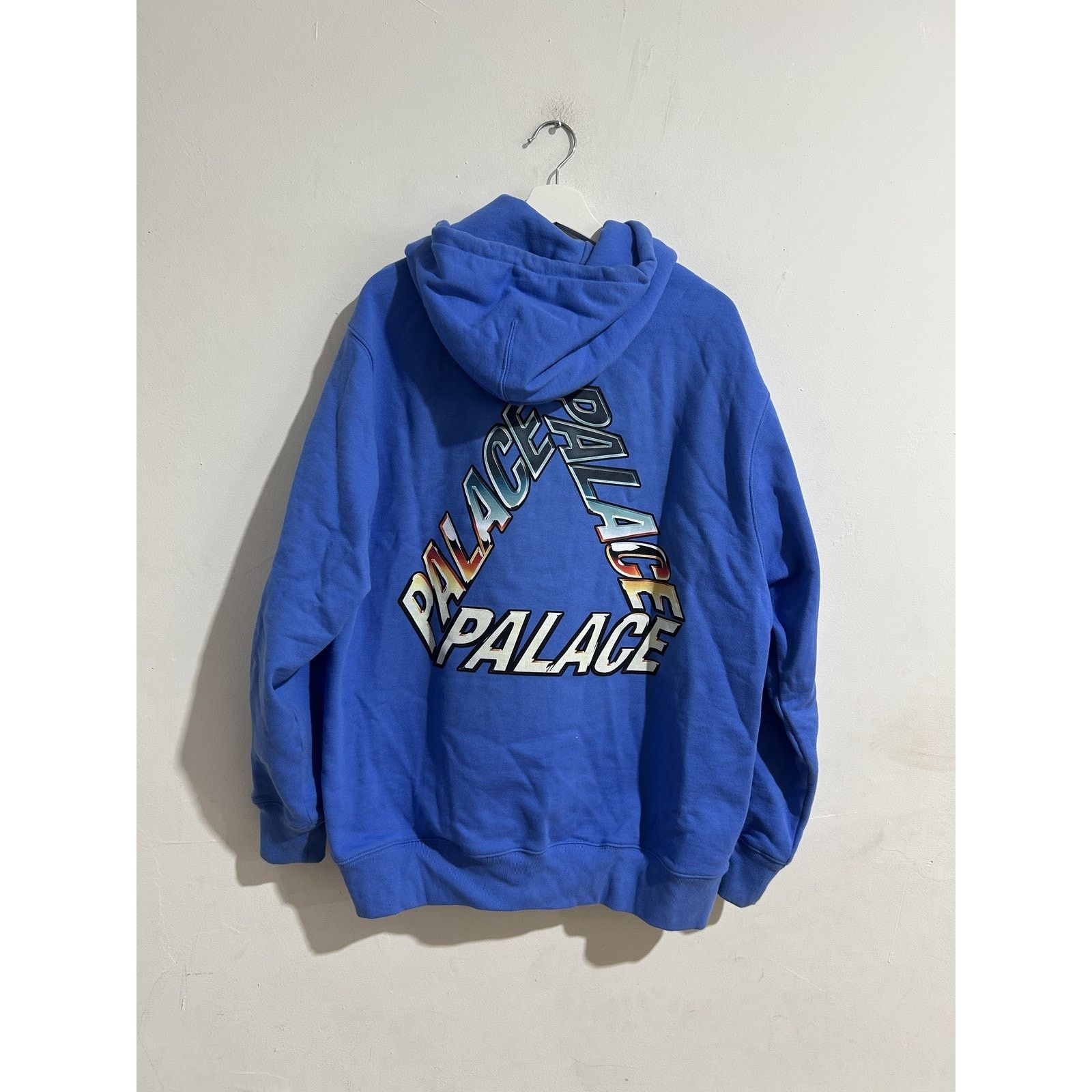 PALACE P3 CHROME HOODIE PALATIAL BLUE SIZE XL PREOWNED