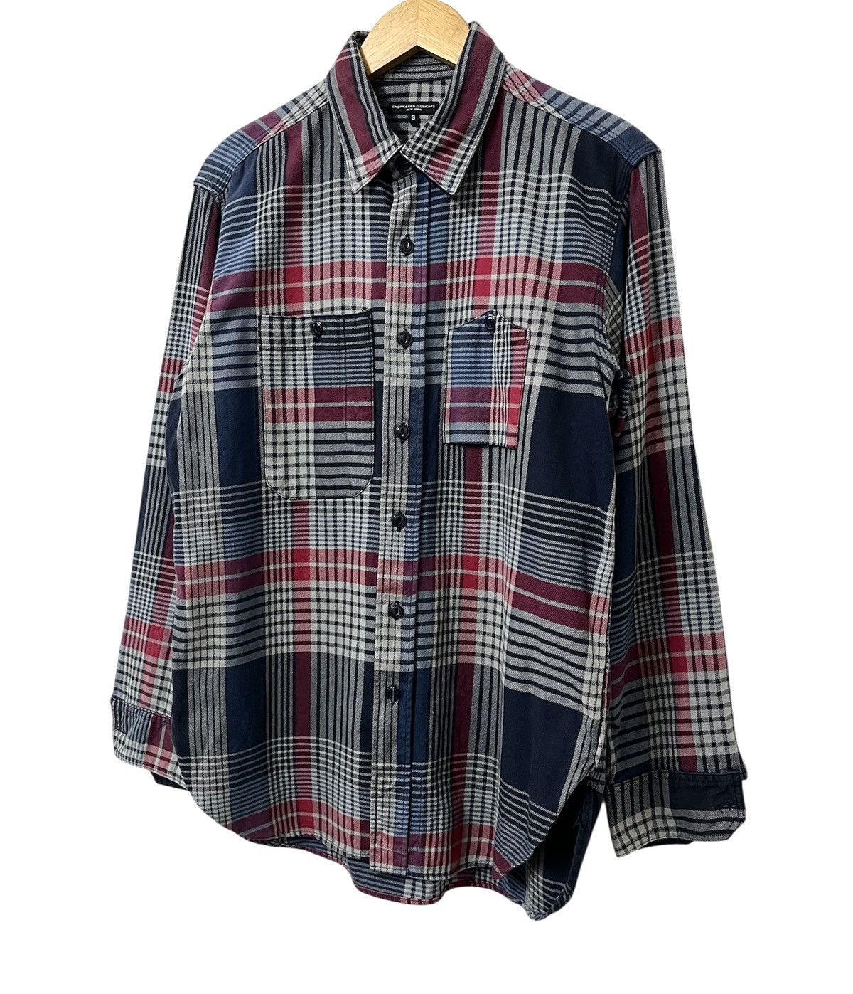 Engineered Garments ENGINEERED GARMENTS CHECKED PLAID WORK SHIRT Size US S / EU 44-46 / 1 - 5 Thumbnail