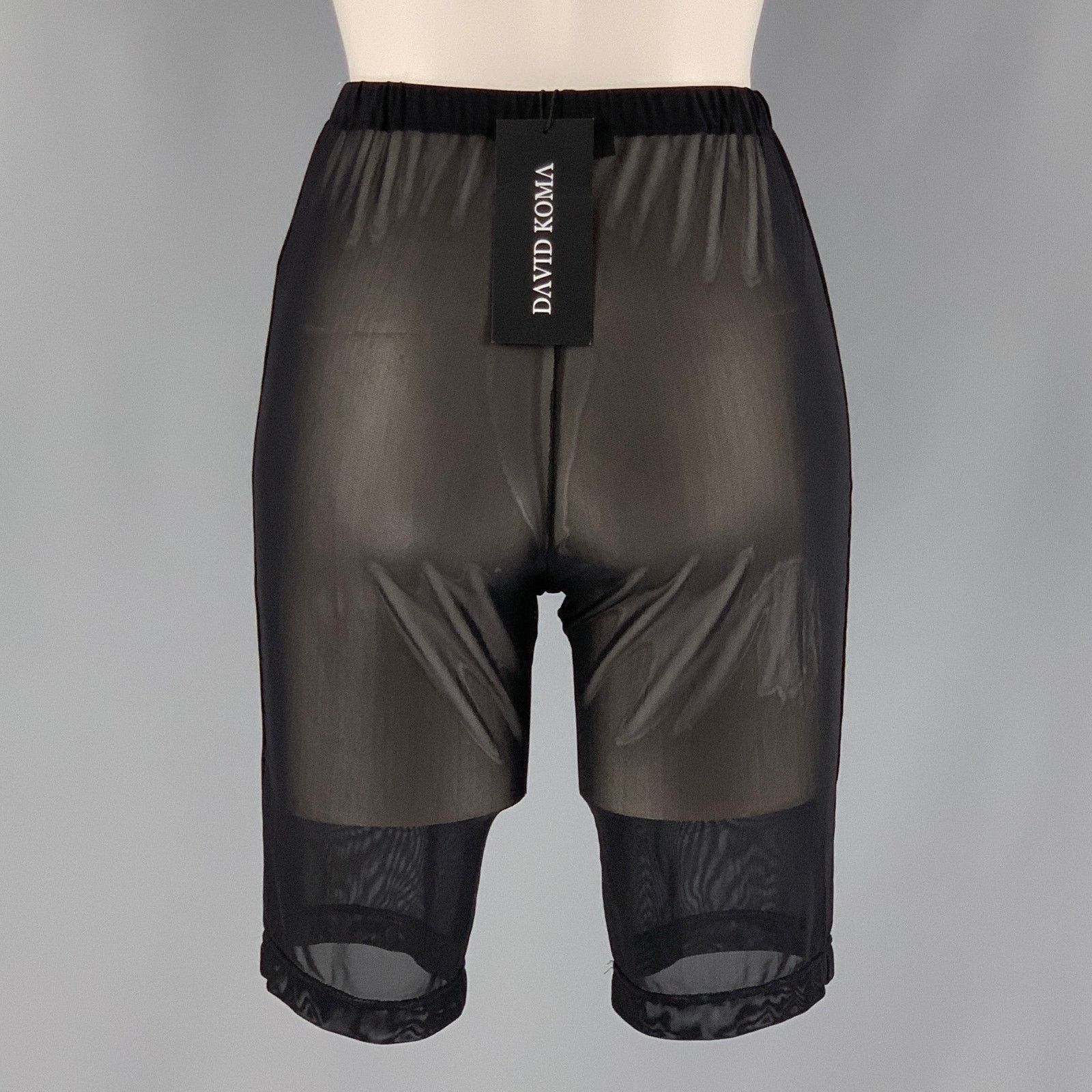 Other Size 10 Black Polyester Elastane See Through Shorts Size 32" / US 10 / IT 46 - 3 Thumbnail