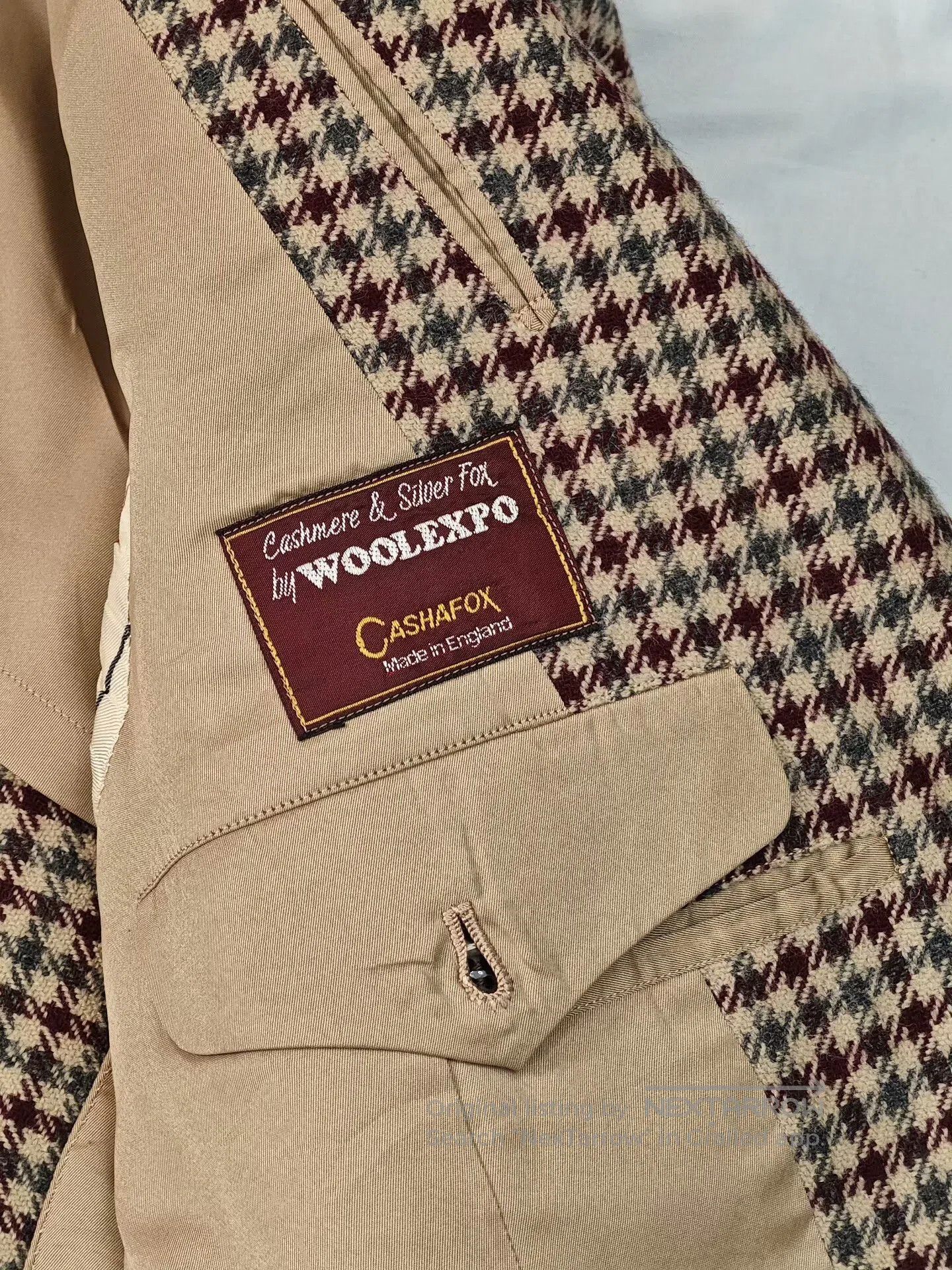 Japanese Brand Custom British Wool Blend Suit. Size US L / EU 52-54 / 3 - 7 Thumbnail